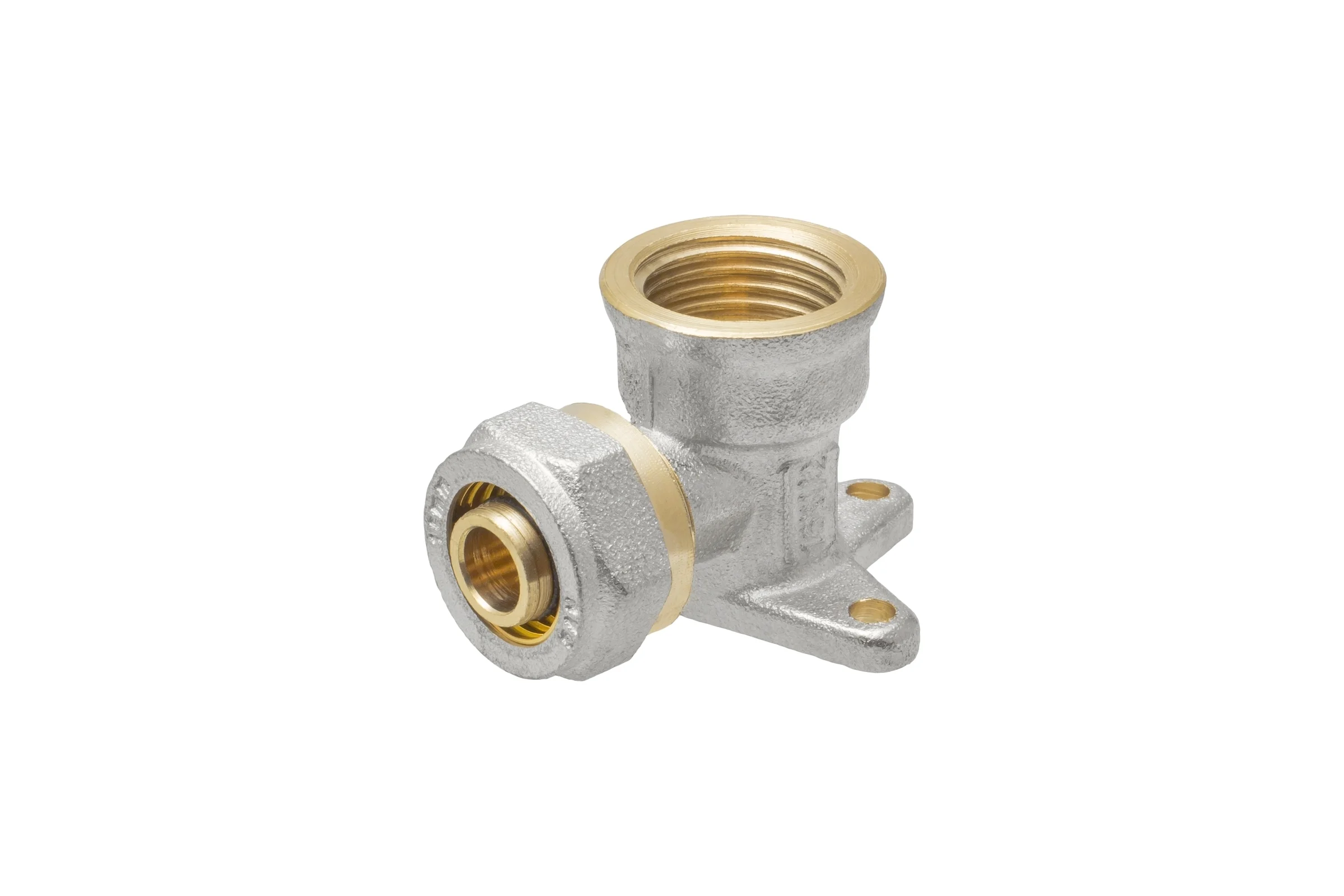 Угольник водорозетка с креплением 16х1/2" ц/г Rvc RC 00695