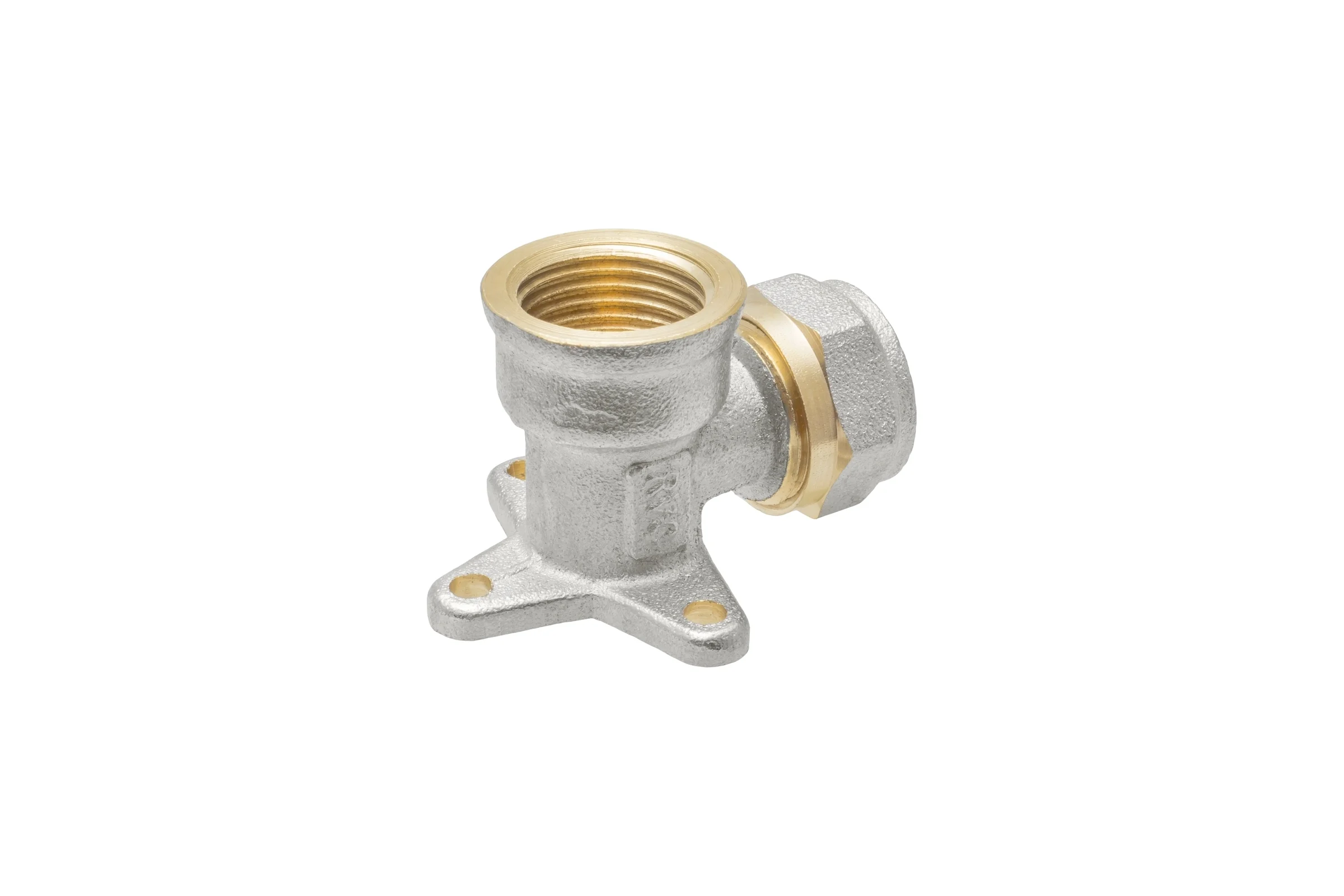 Угольник водорозетка с креплением 16х1/2" ц/г Rvc RC 00695