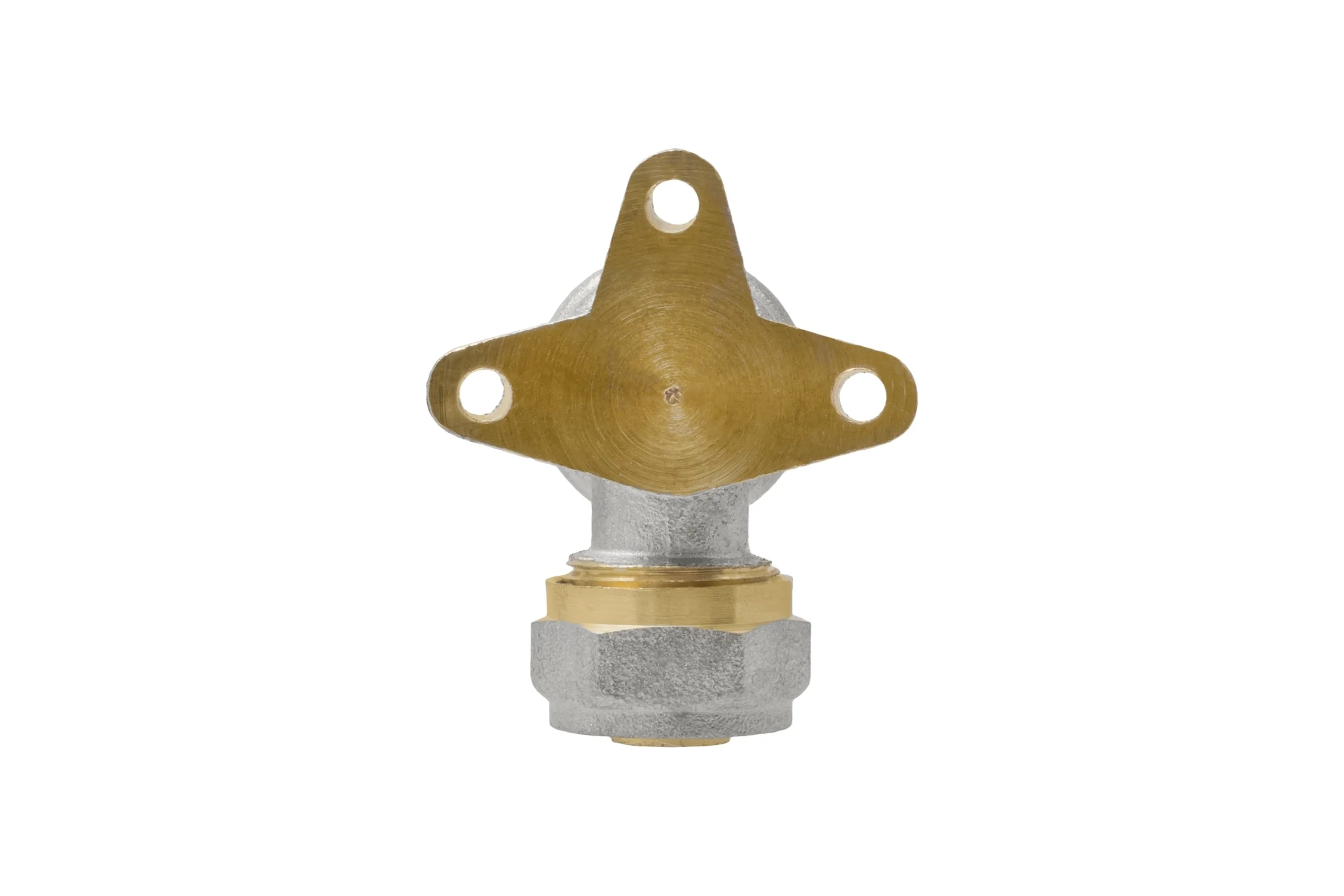 Угольник водорозетка с креплением 16х1/2" ц/г Rvc RC 00695