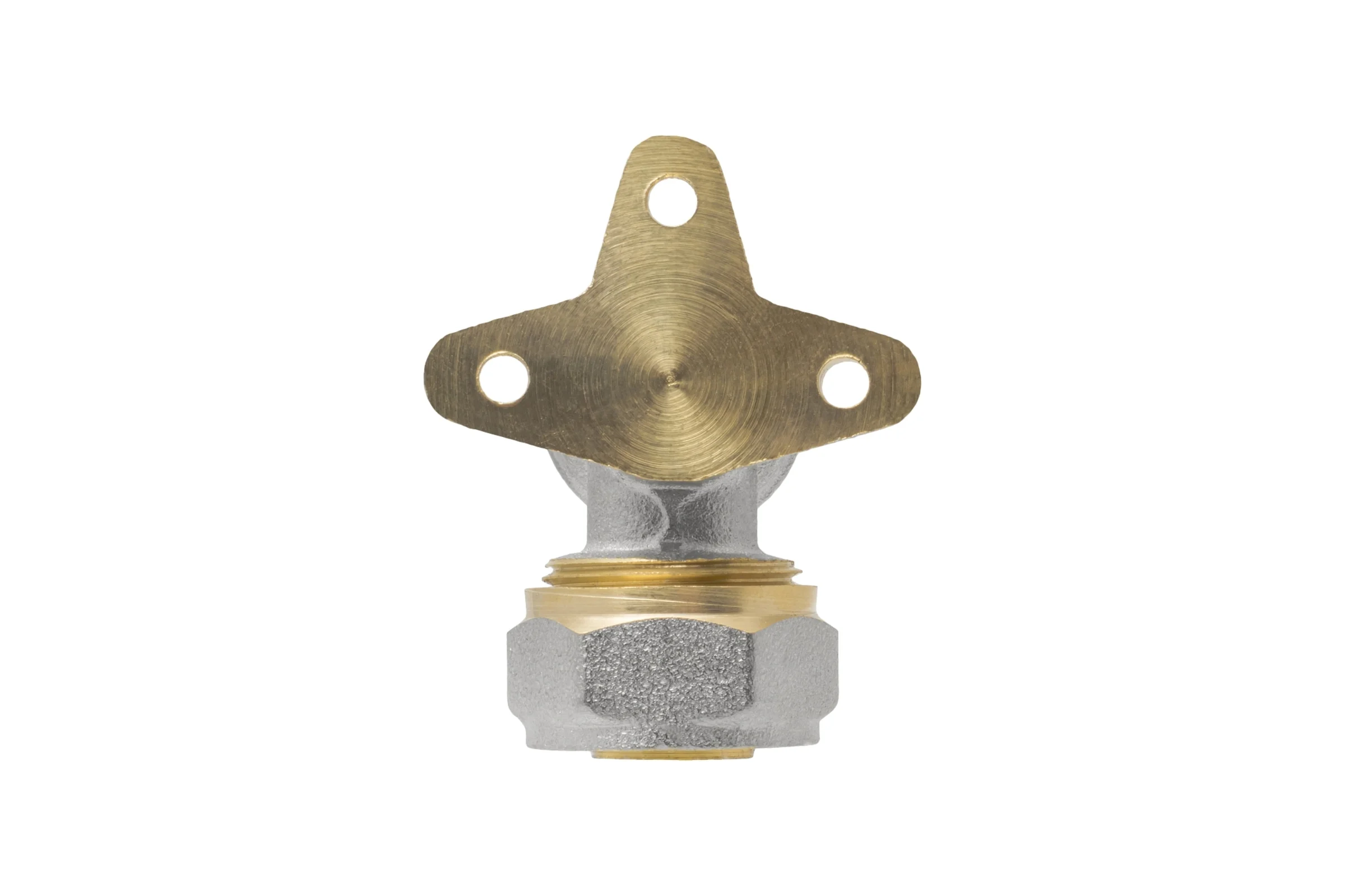 Угольник водорозетка с креплением 20х1/2" ц/г Rvc RC 00696