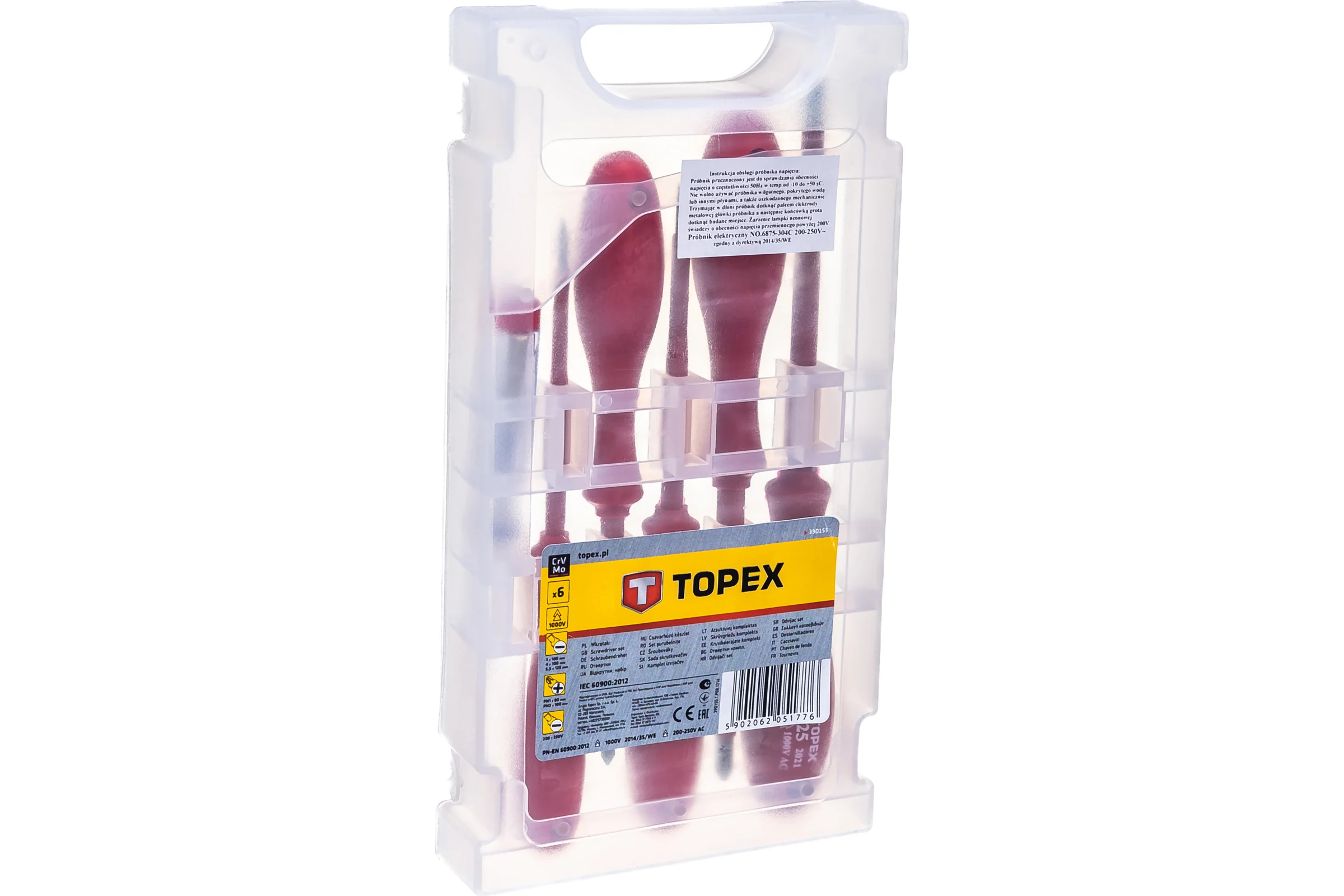 Набор отверток TOPEX 1000В 6 шт. 39D155