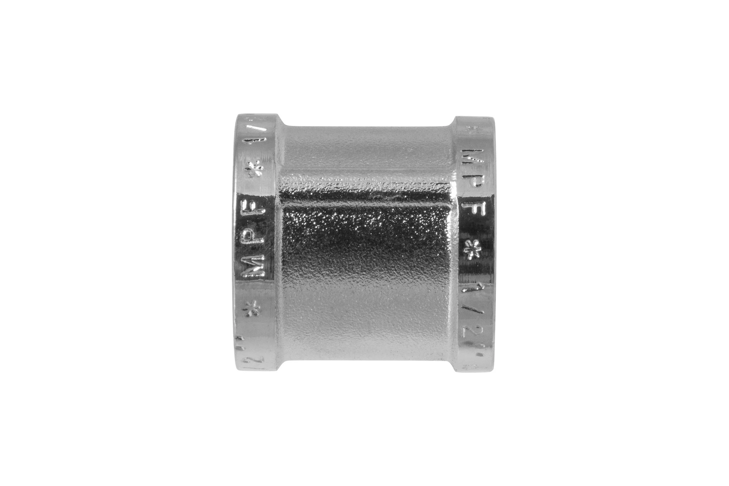 Муфта MPF 1/2" латунная никелированная внутренняя резьба ИС.072143