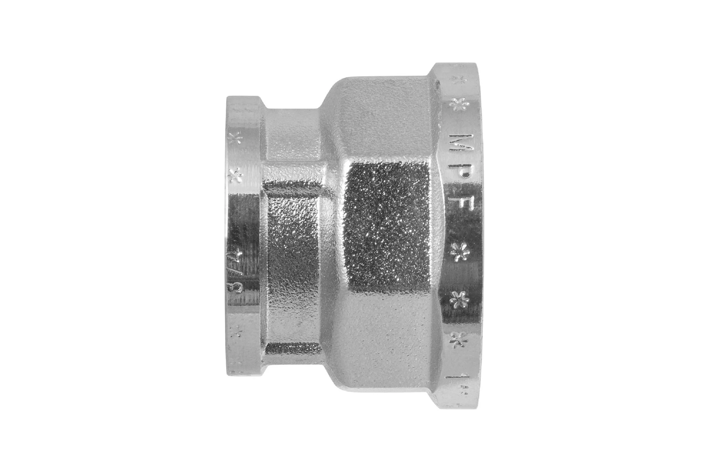 Муфта переходная MPF 1" х 3/4" латунная никелированная внутренняя резьба ИС.072152