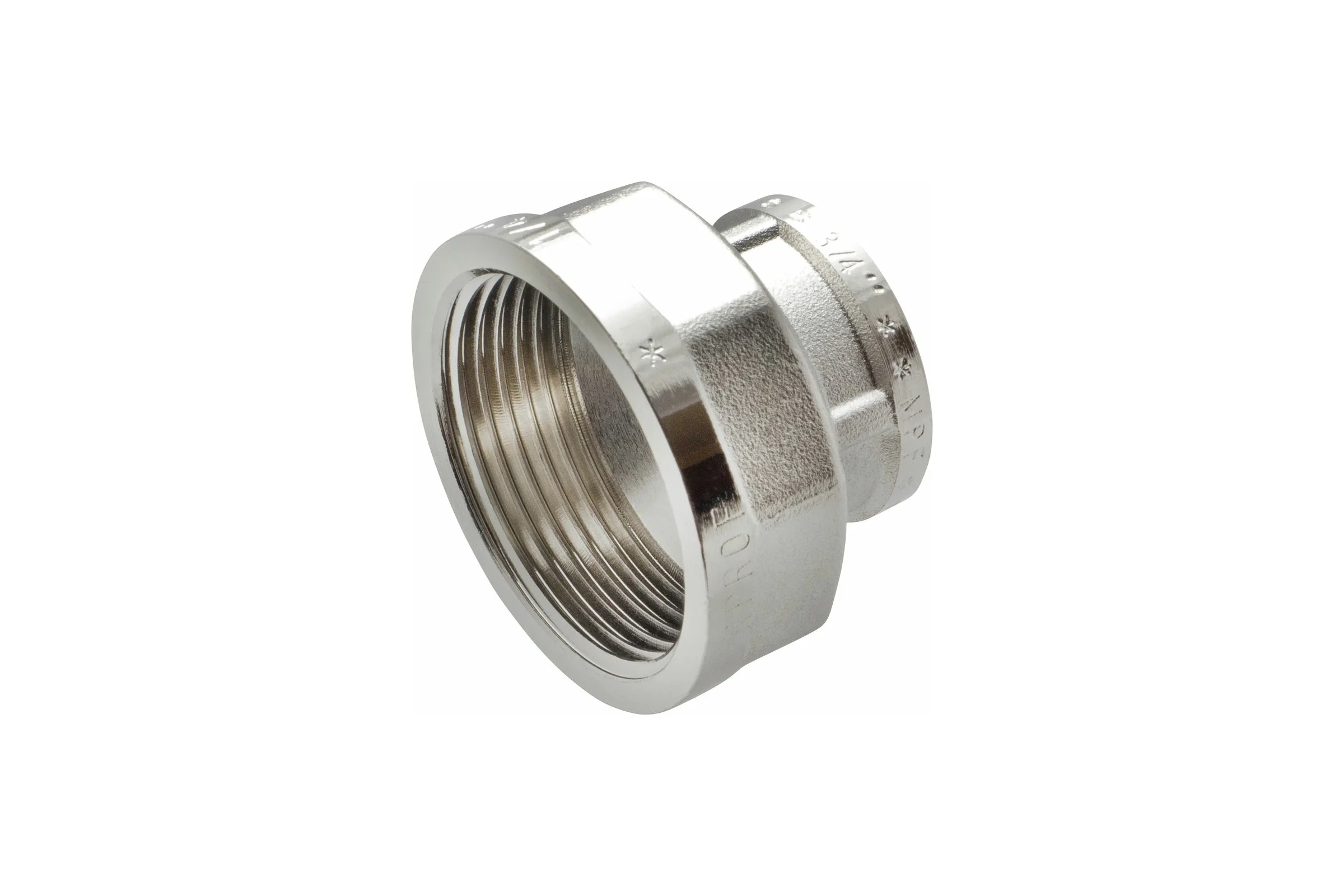 Муфта переходная MPF 1.1/4" х 3/4" латунная никелированная внутренняя резьба ИС.072154