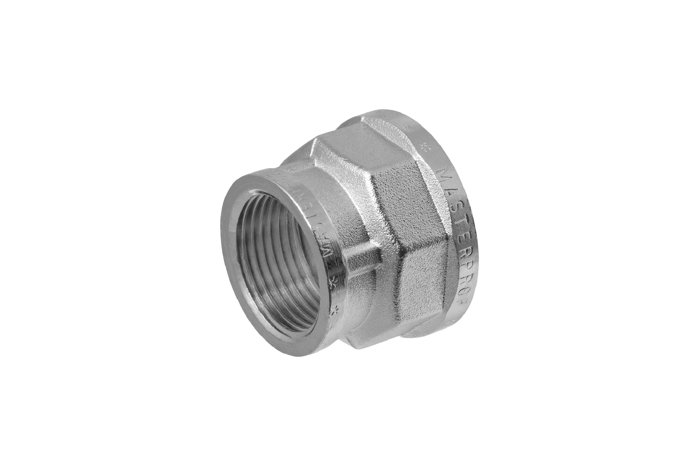 Муфта переходная MPF 1/2" х 3/8" латунная никелированная внутренняя резьба ИС.072149