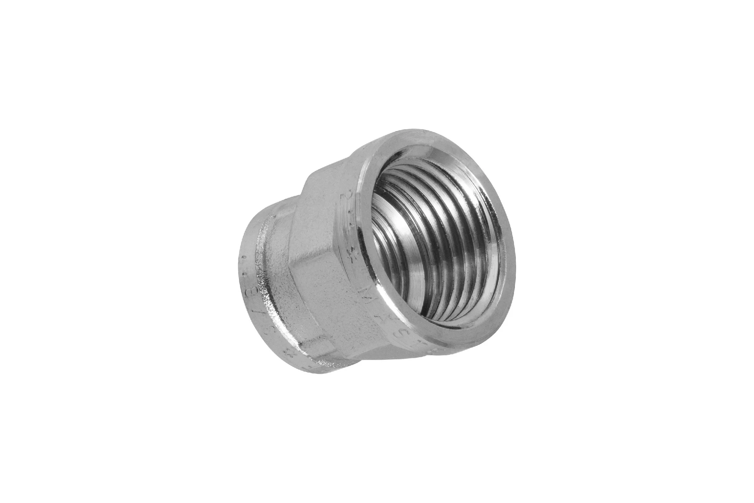 Муфта переходная MPF 1/2" х 3/8" латунная никелированная внутренняя резьба ИС.072149