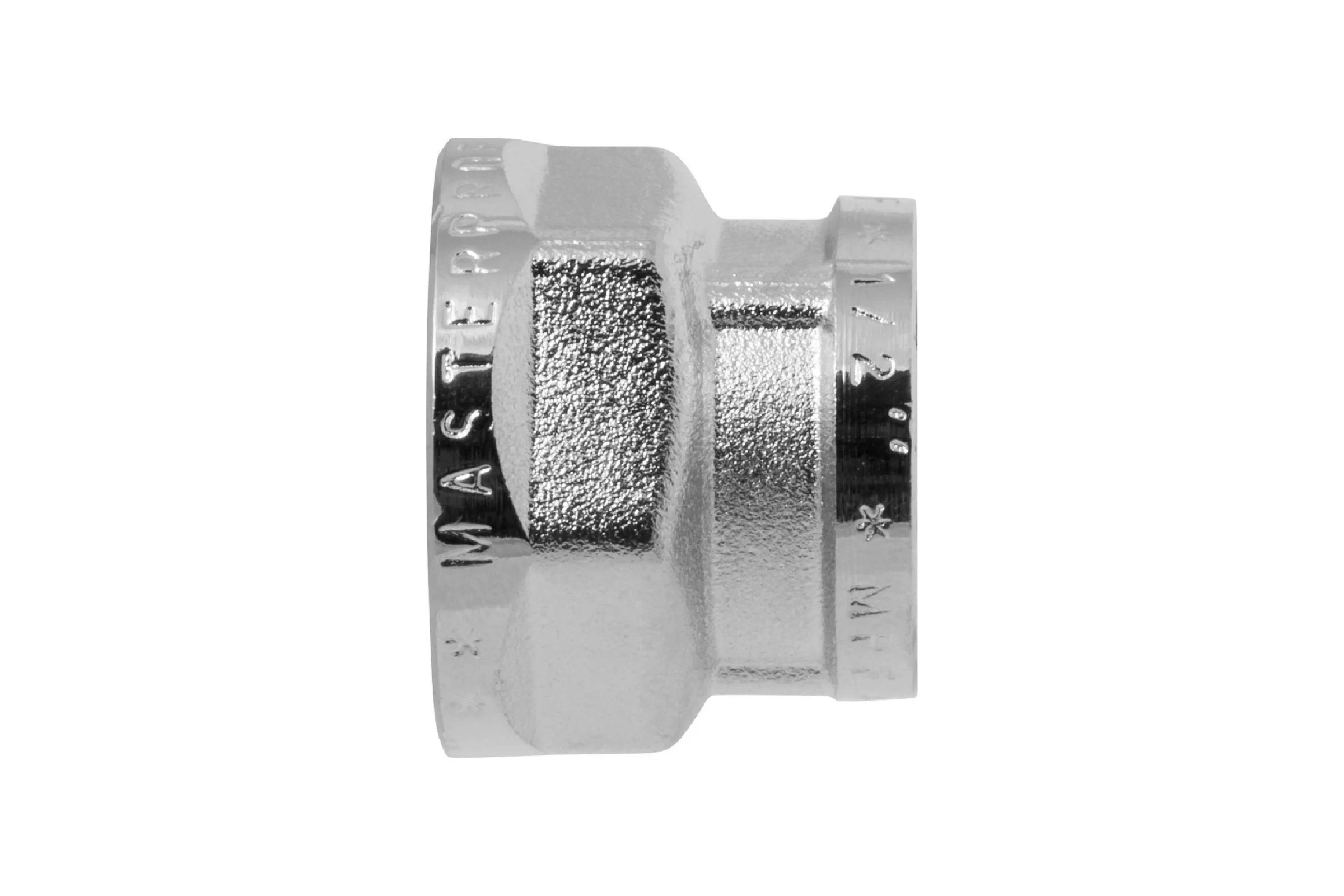 Муфта переходная MPF 3/4" х 1/2" латунная никелированная внутренняя резьба ИС.072150