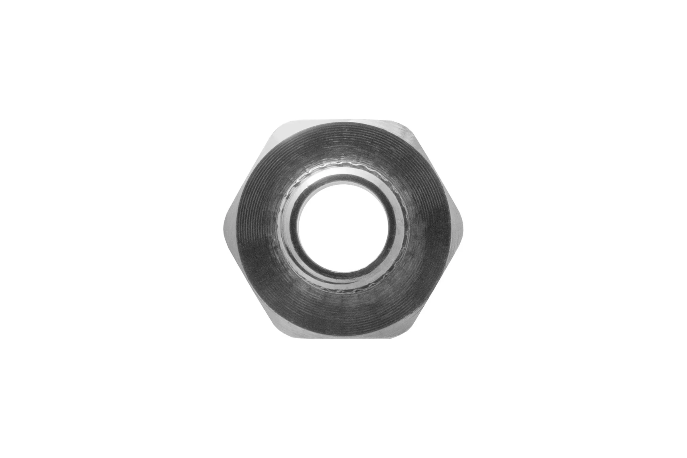 Ниппель-переходник MPF 1/2" х 1/4" бочонок латунный никелированный наружная резьба ИС.072171