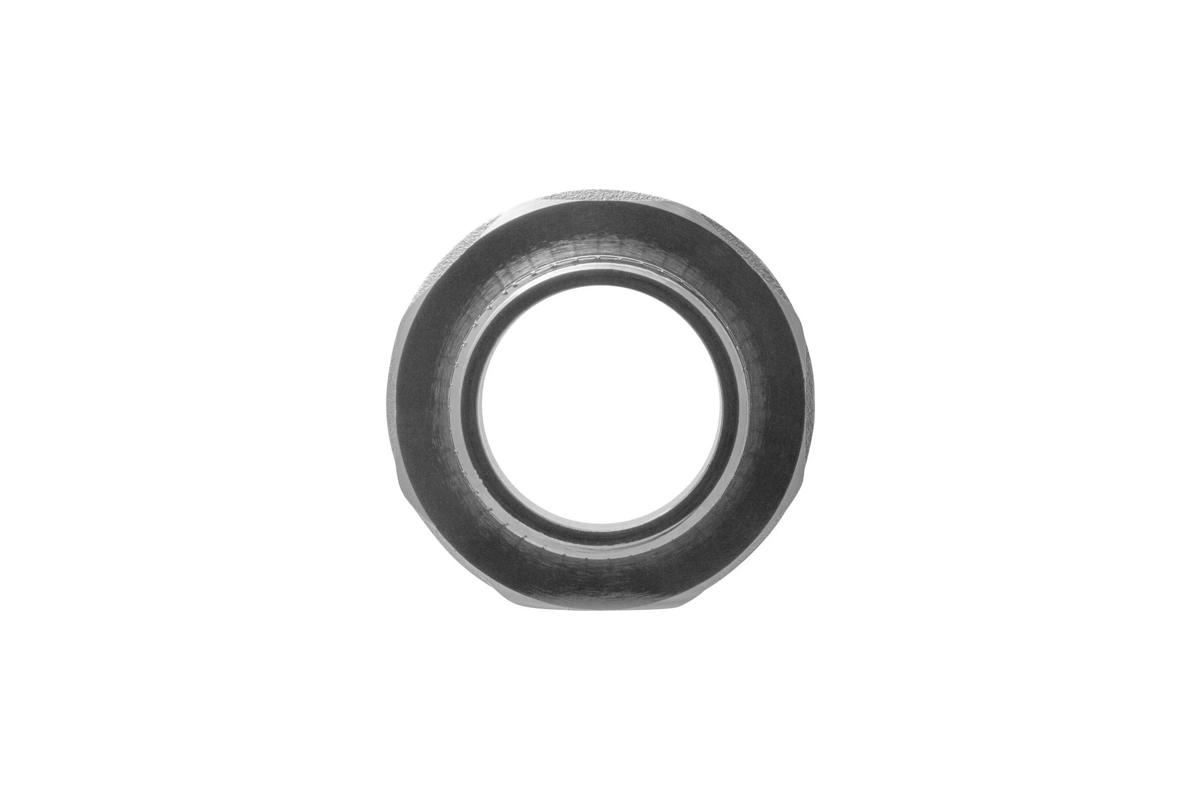 Переходник сантехнический с ребордой MPF 1.1/4" х 1" латунный никелированный внутренняя-наружная резьба ИС.072196
