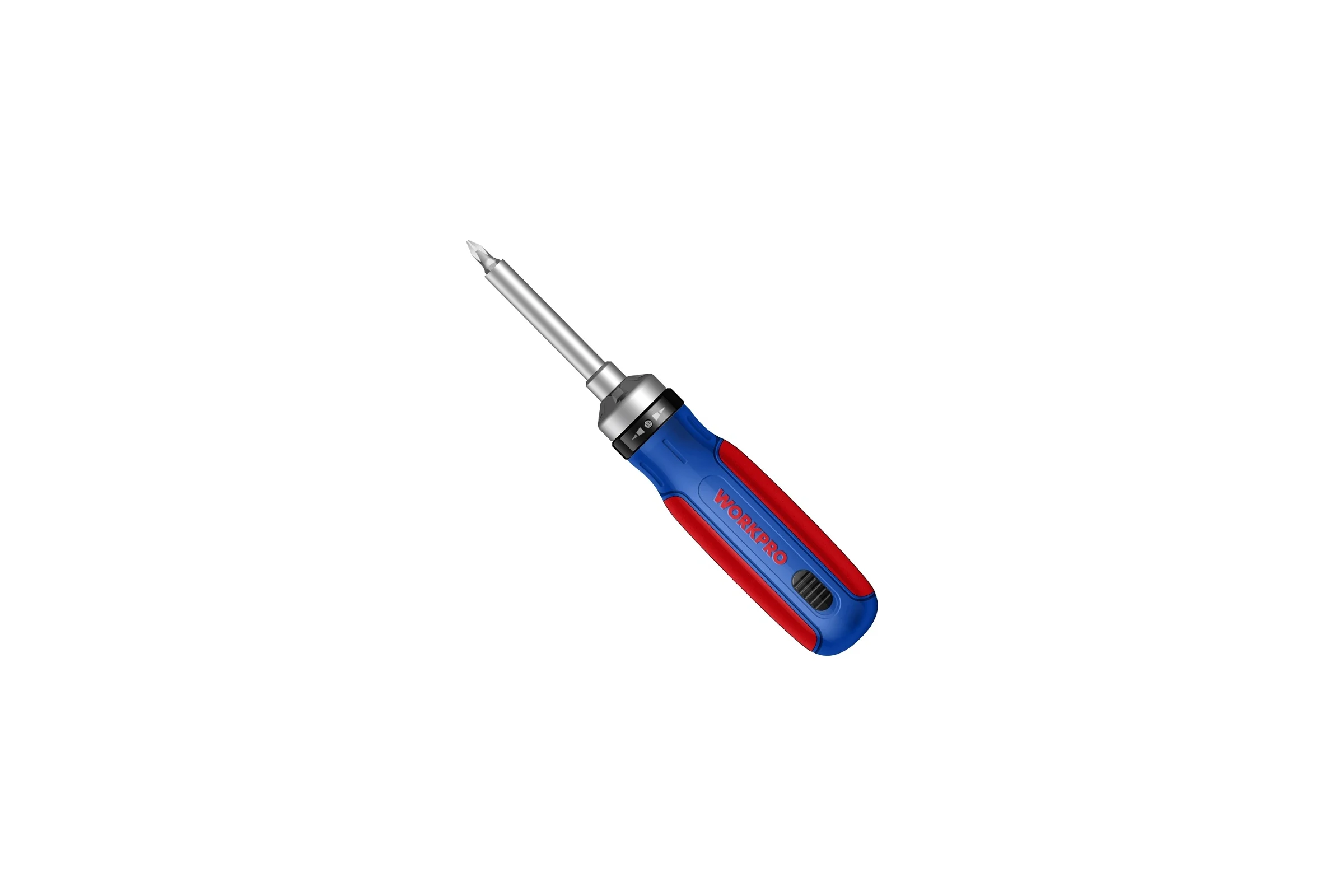 Реверсивная отвертка с трещоткой WORKPRO 3-72 15в1 (14 насадок) WP221061