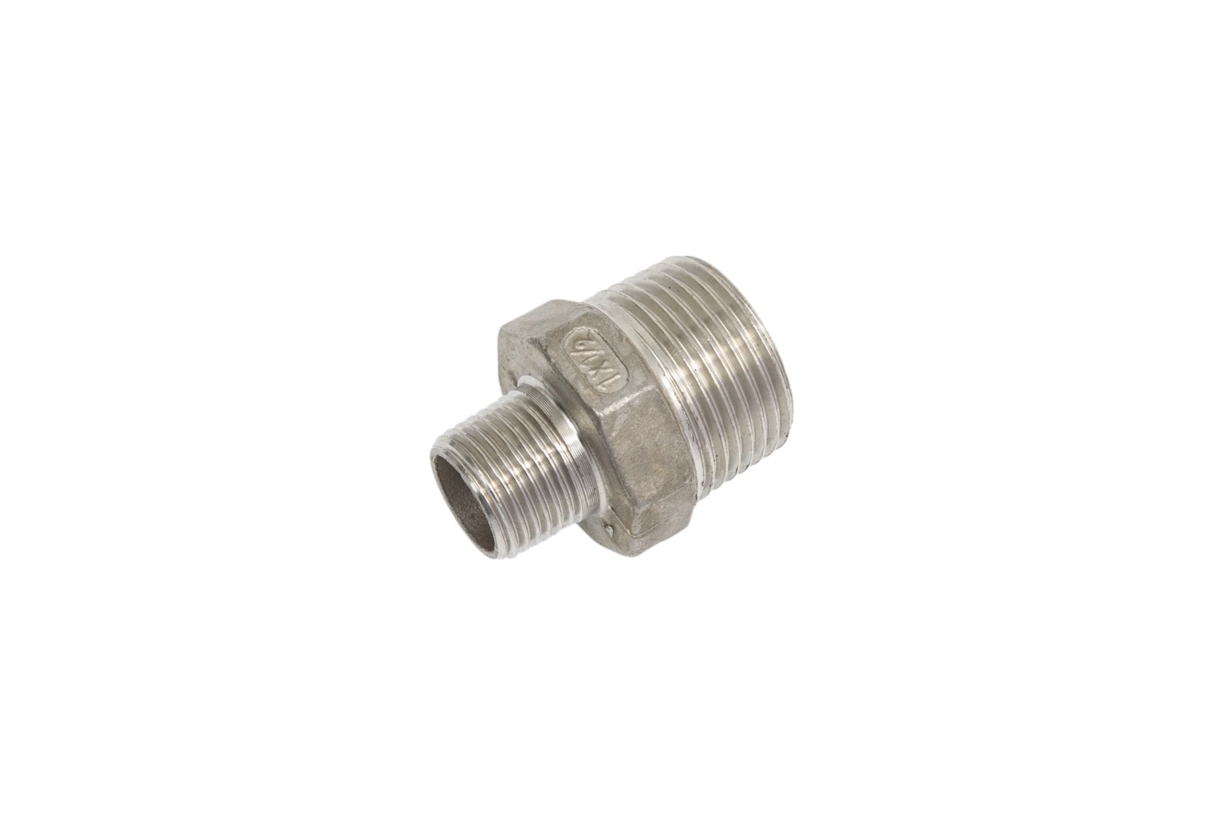 Переходной ниппель TITAN LOCK нержавеющий (AISI304) 1" x 1/2", НР/НР TL1-1/2RM
