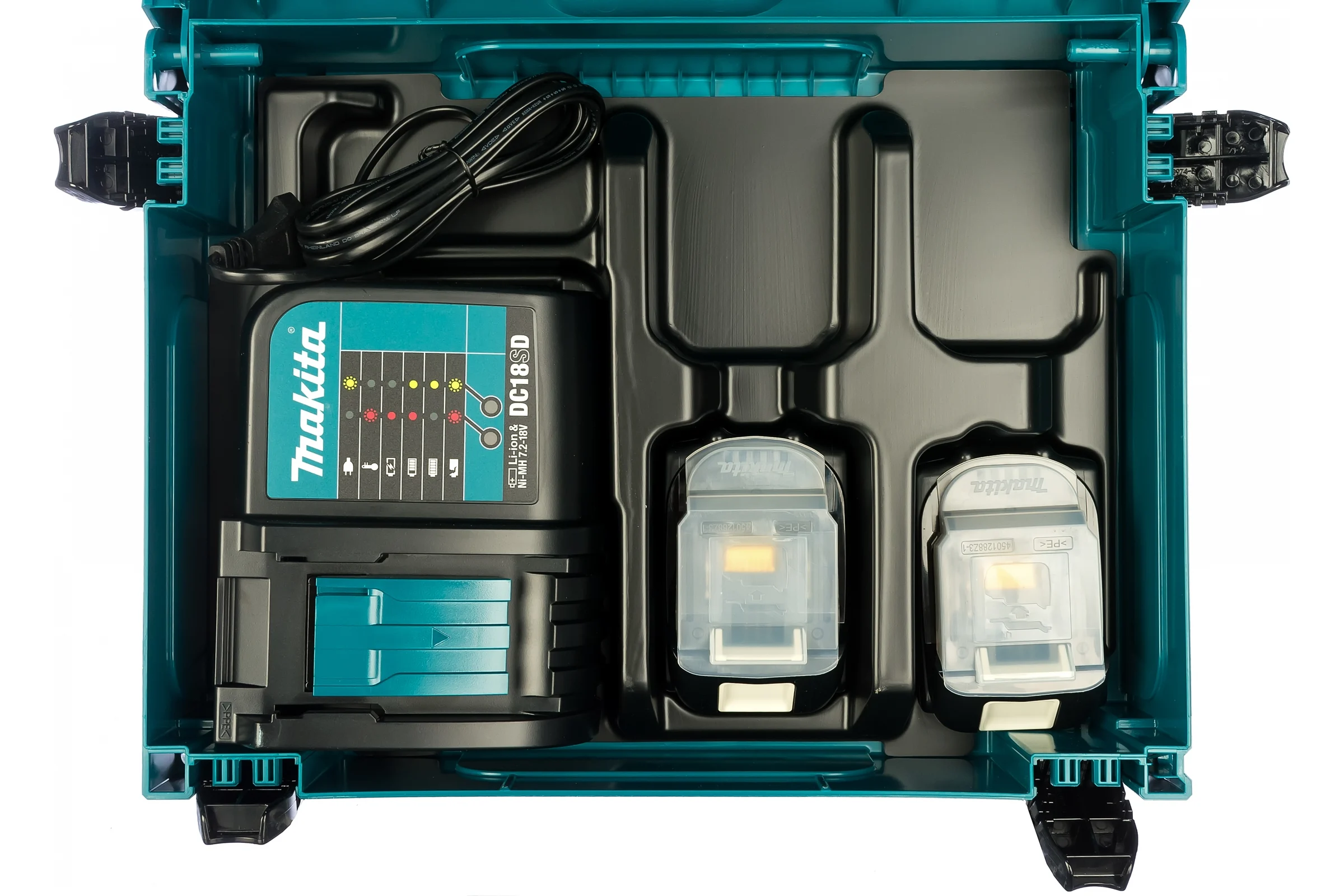 Аккумулятор BL1815N 2 шт. (18В;1.5 А*ч; Li-ion) + зарядное устройство DC18SD Makita 197143-8