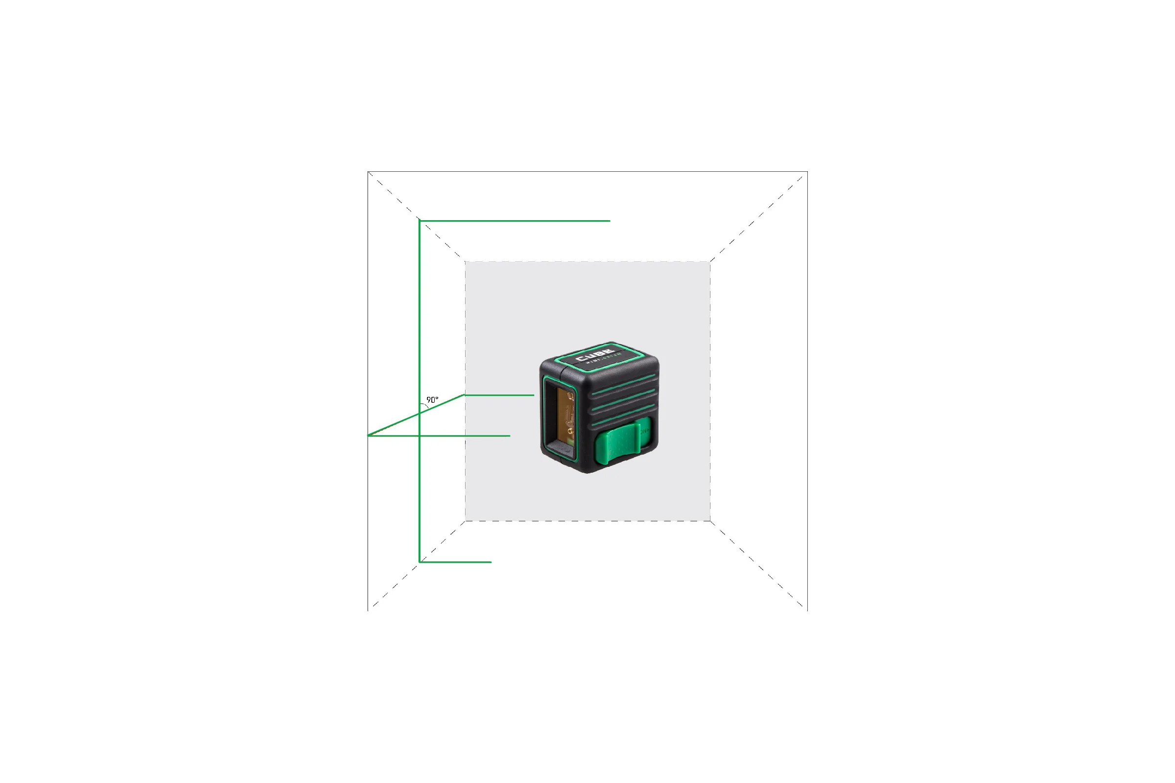 Лазерный уровень ADA Cube MINI Green Home Edition А00498
