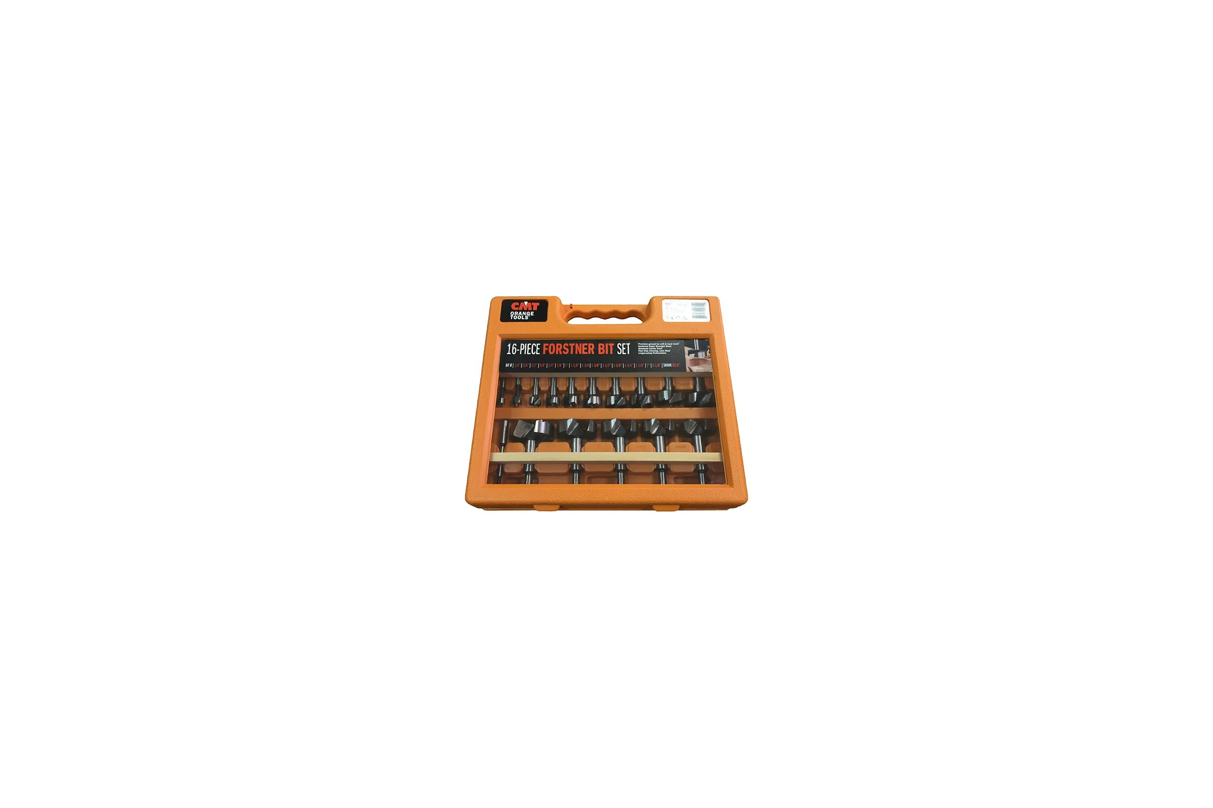 Комплект свёрл Форстнера (1/4" - 2 1/8") 16 шт. CMT 537.000.16