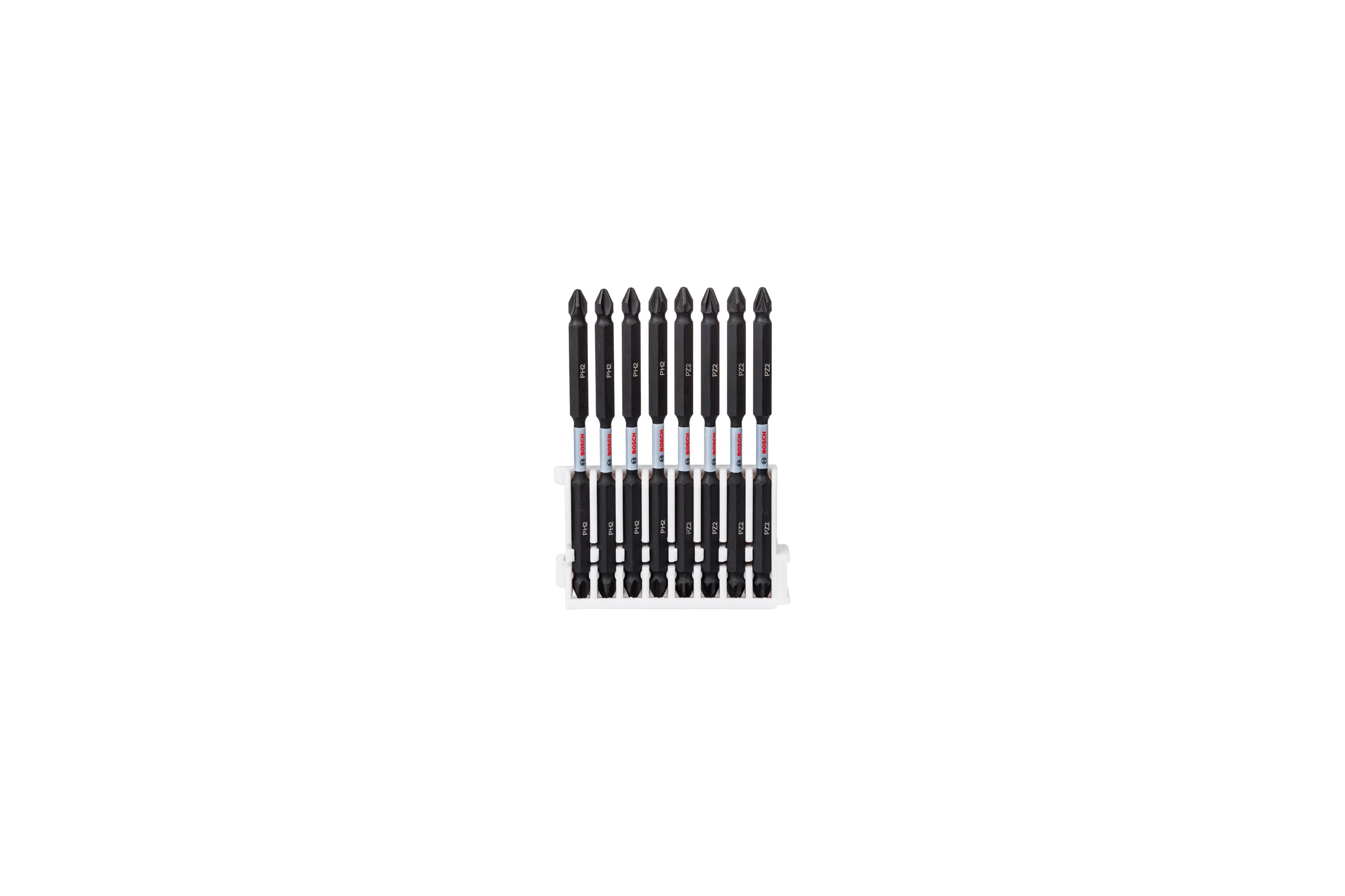 Набор двусторонних ударных бит Impact Control (PH2; PZ2; 110 мм; 8 шт.) Bosch 2608522348