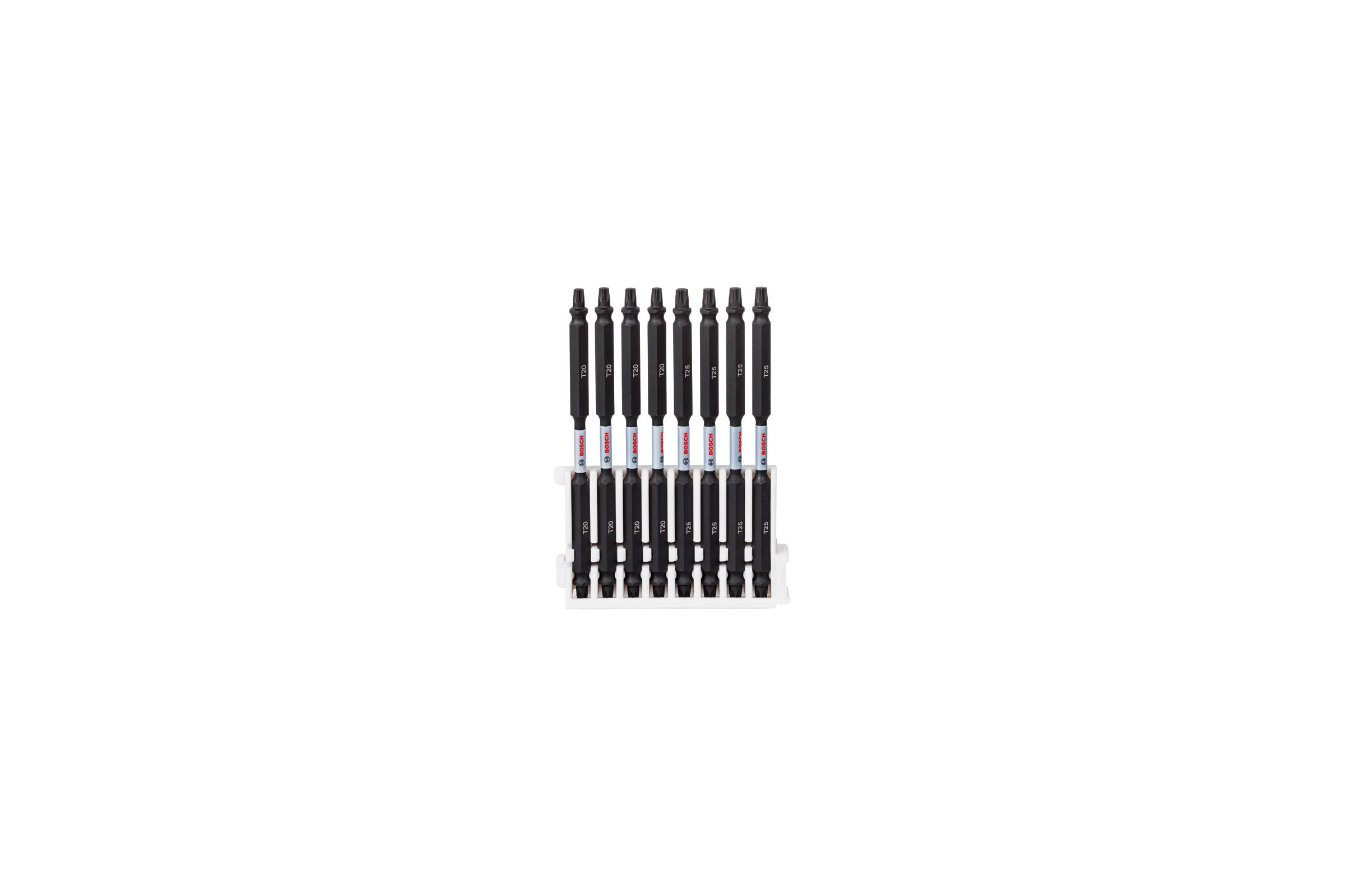 Набор двусторонних ударных бит Impact Control (T20; T25; 110 мм; 8 шт.) Bosch 2608522349