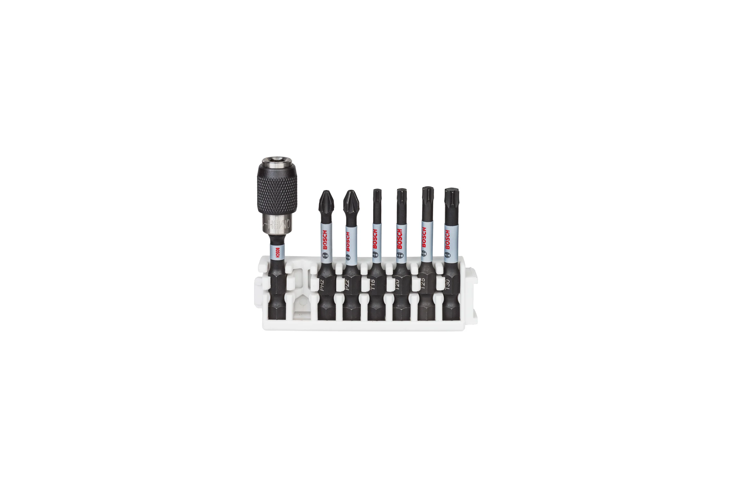 Набор ударных бит Impact Control (50 мм; 6 шт.) +держатель QuickRelease Bosch 2608522327