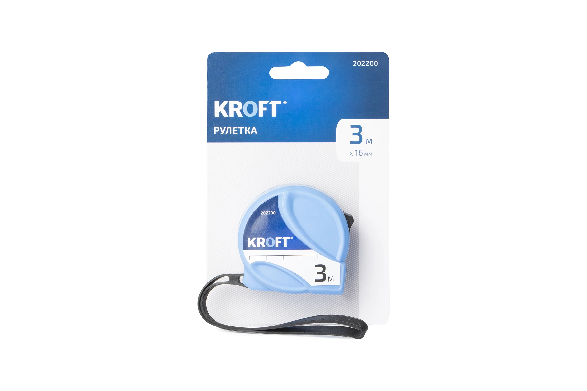 Строительная рулетка KROFT 3х16мм 202200