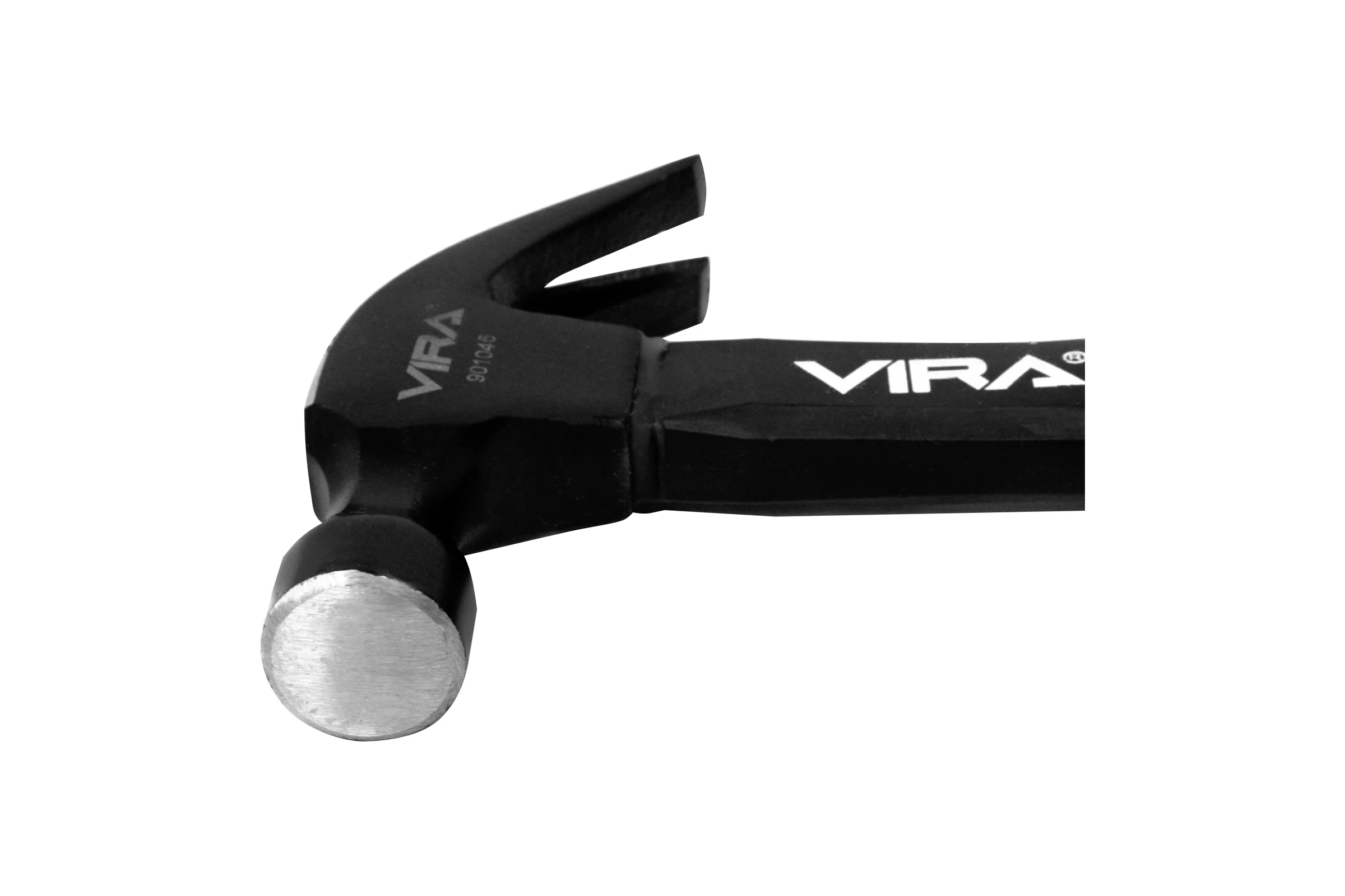 Молоток с гвоздодером 450г с фибергласовой ручкой VIRA 901045