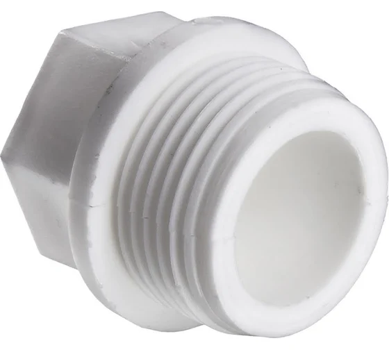 Заглушка PPRC с наружной резьбой 25х3/4" MP-У Aquapipe ИС.090353