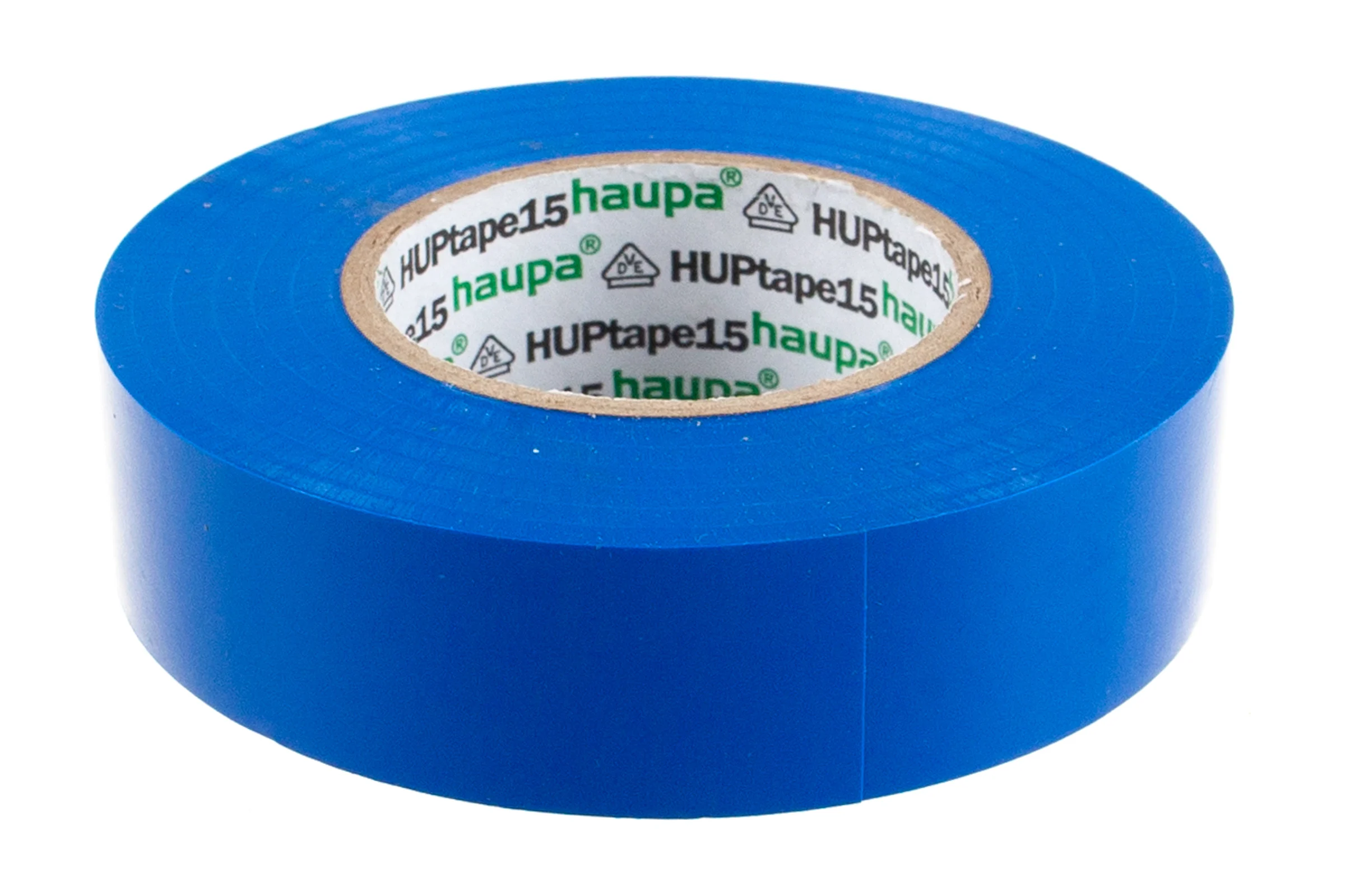 Изолента HAUPA ПВХ синий 19 ммх20 м, d 74 мм 263850