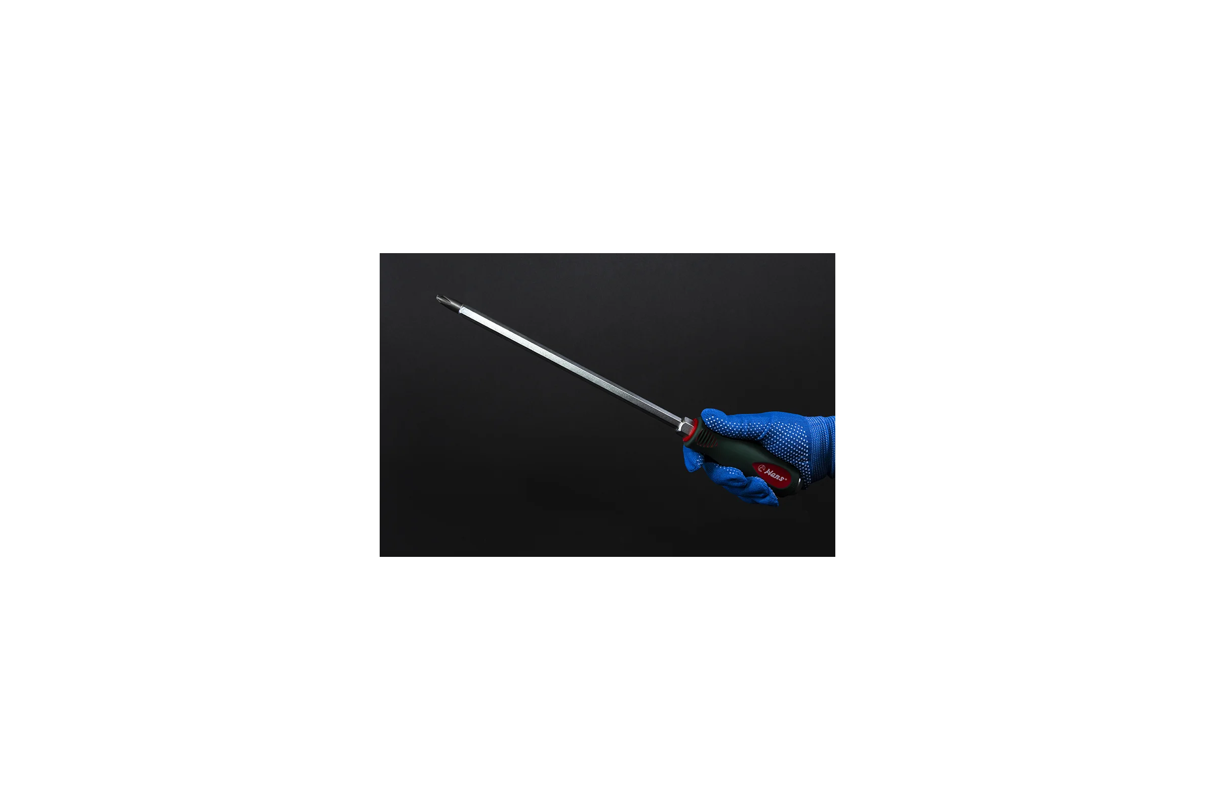 Силовая отвертка с металлическим затыльником Hans PH 0526PH4-10
