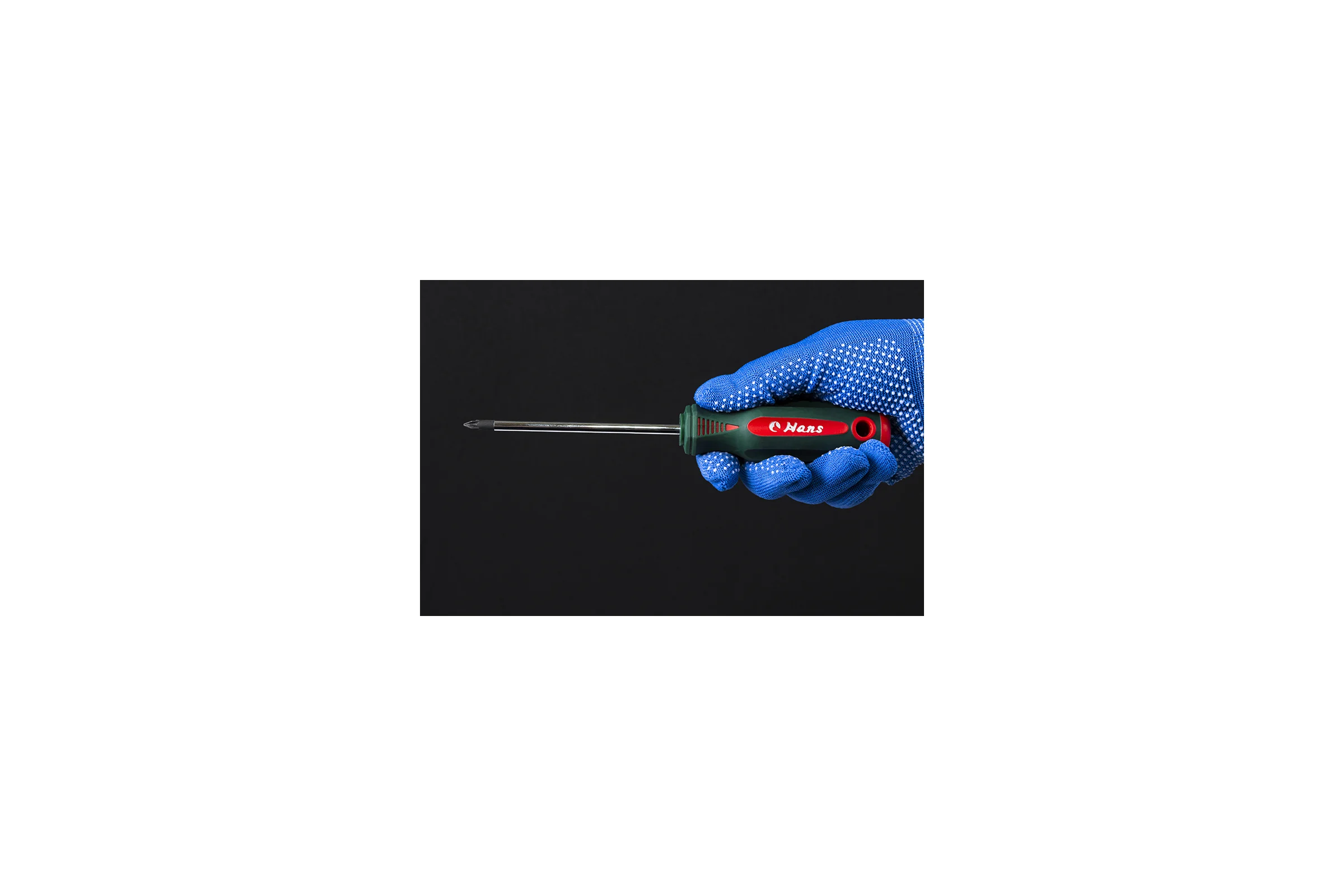 Отвертка HANS Pozidriv PZ1*100мм 0430PZ1-4