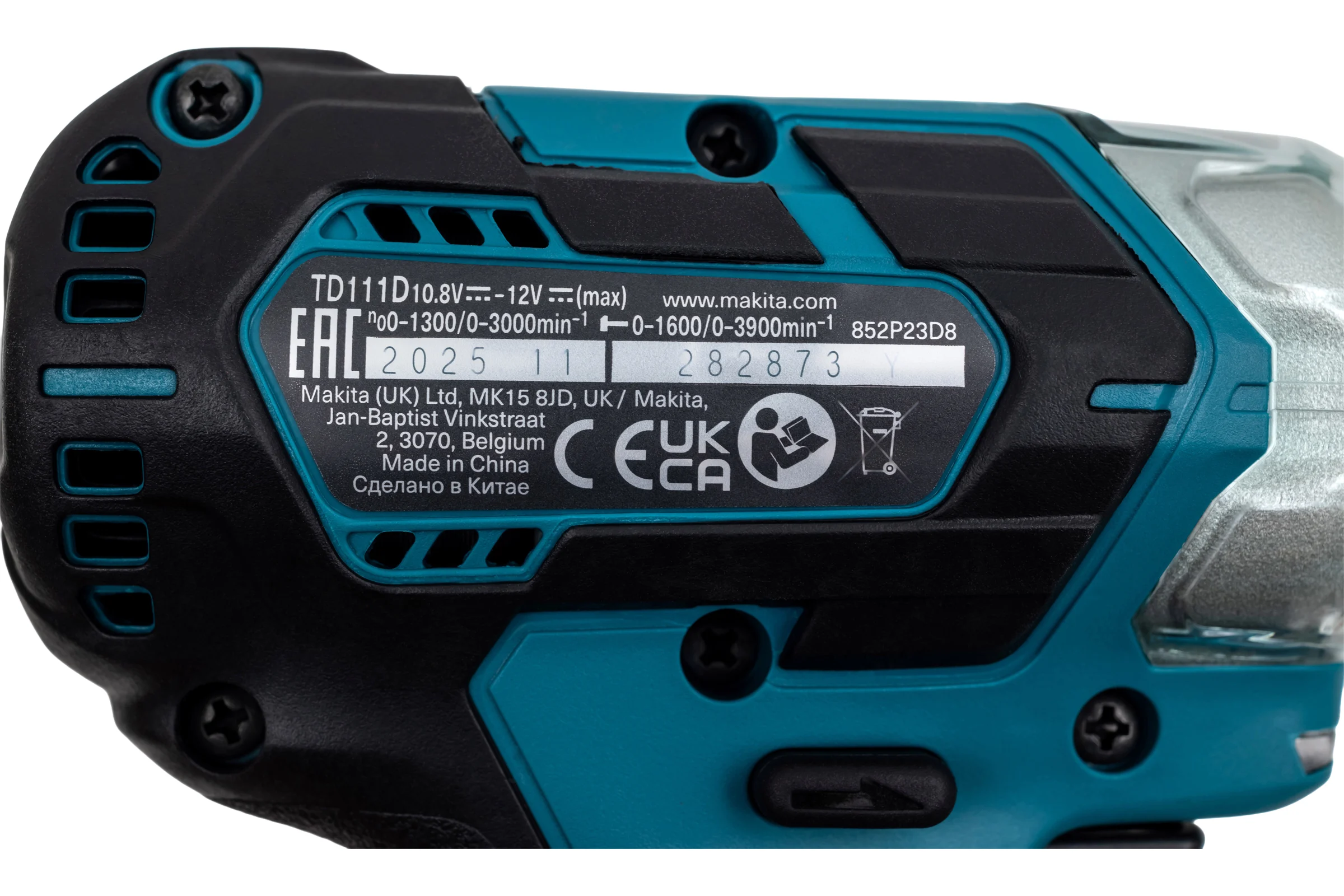 Аккумуляторный ударный шуруповерт Makita TD111DWAE