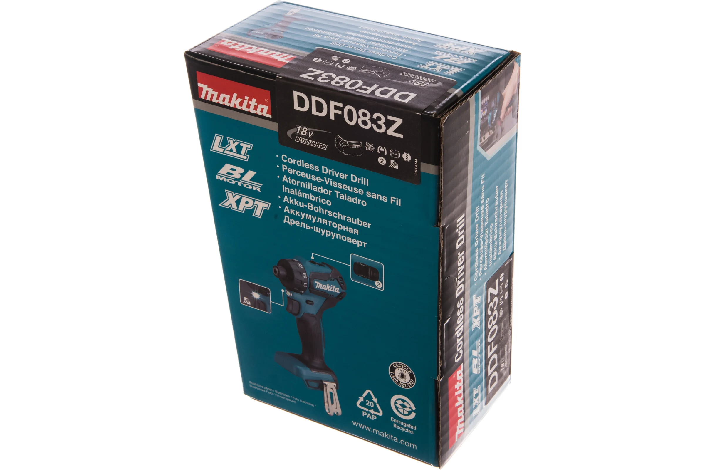 Аккумуляторный шуруповерт Makita LXT DDF083Z