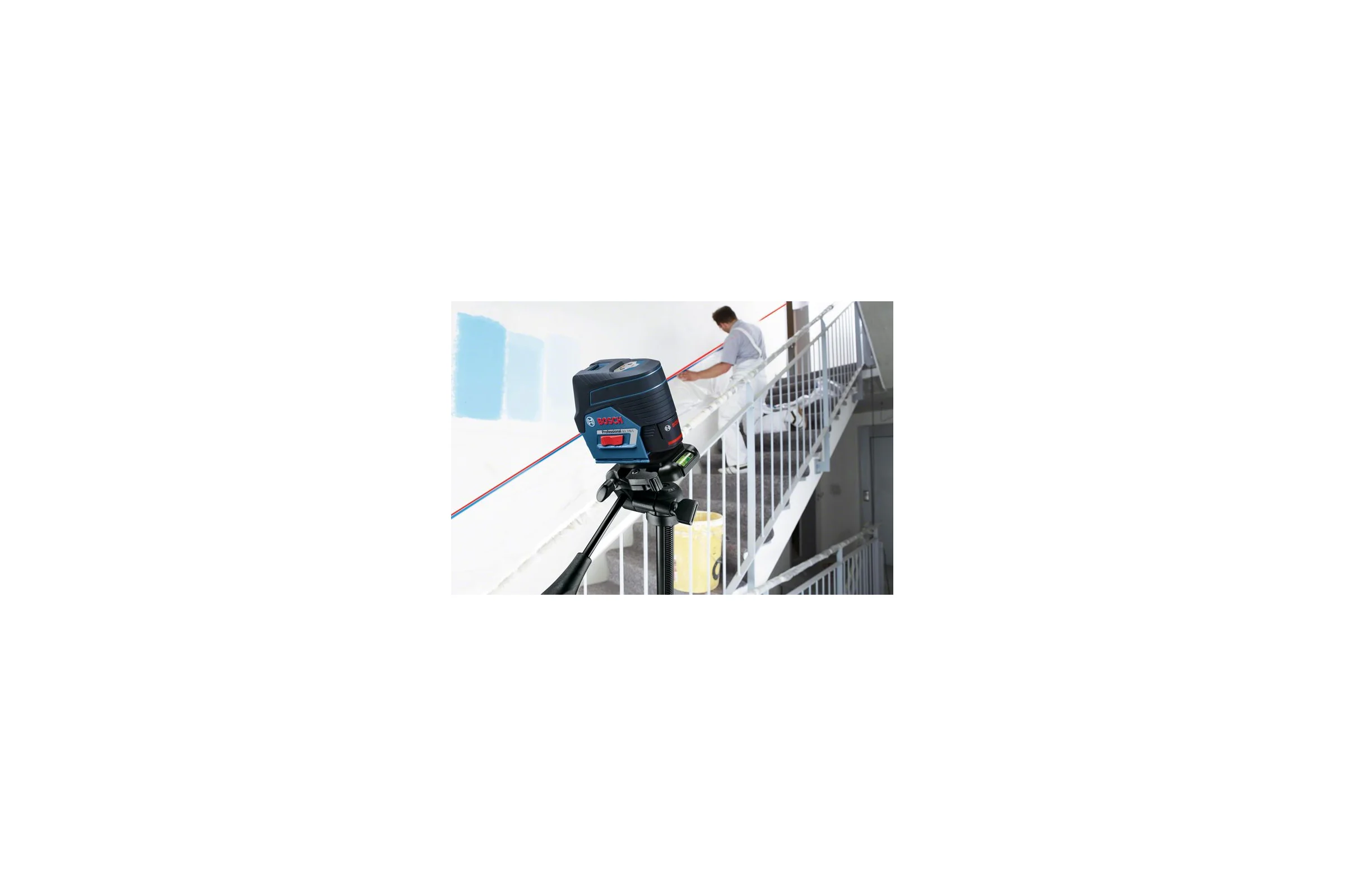 Комбинированный лазерный нивелир Bosch GCL 2-50 C + 2 крепления + пульт ДУ RC2 + L-Boxx 0.601.066.G04