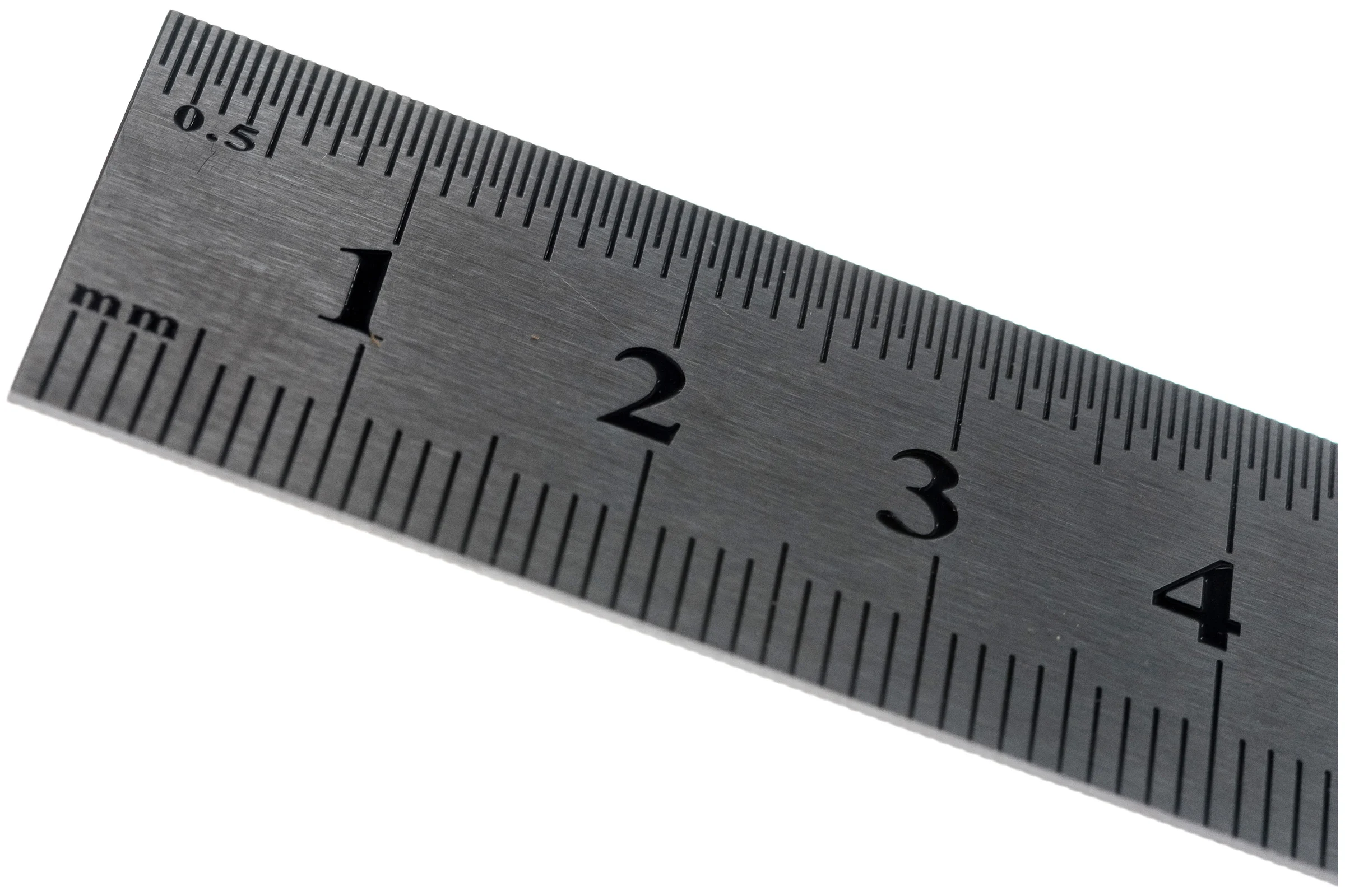 Линейка металлическая с двусторонней шкалой GRIFF, 150мм D112011