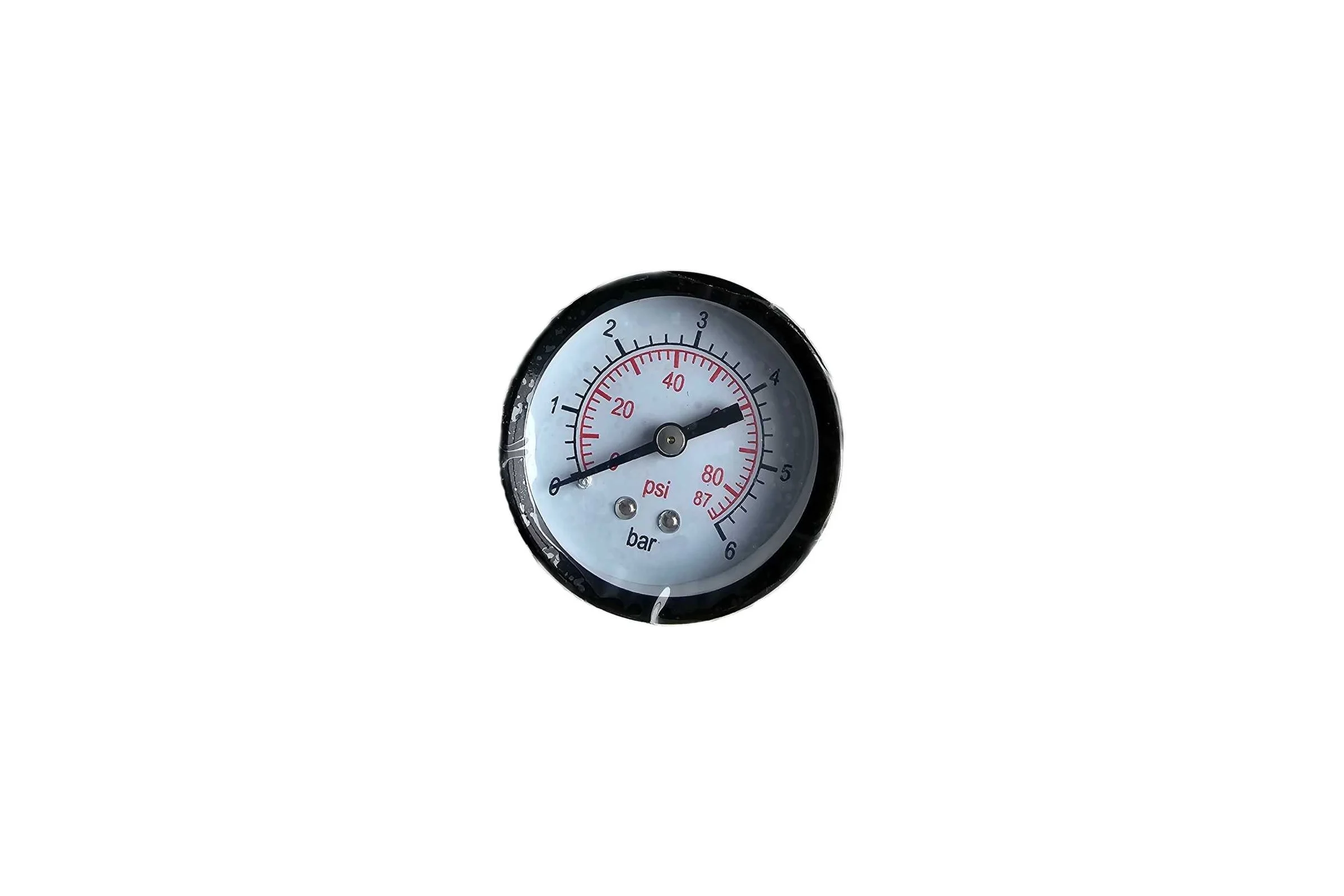 Аксиальный манометр VERTON АP 50/6 (50мм темп 60 С IP44 осев подключение 0-6 бар 1/4 внешняя резьба ) 01.14120.14374