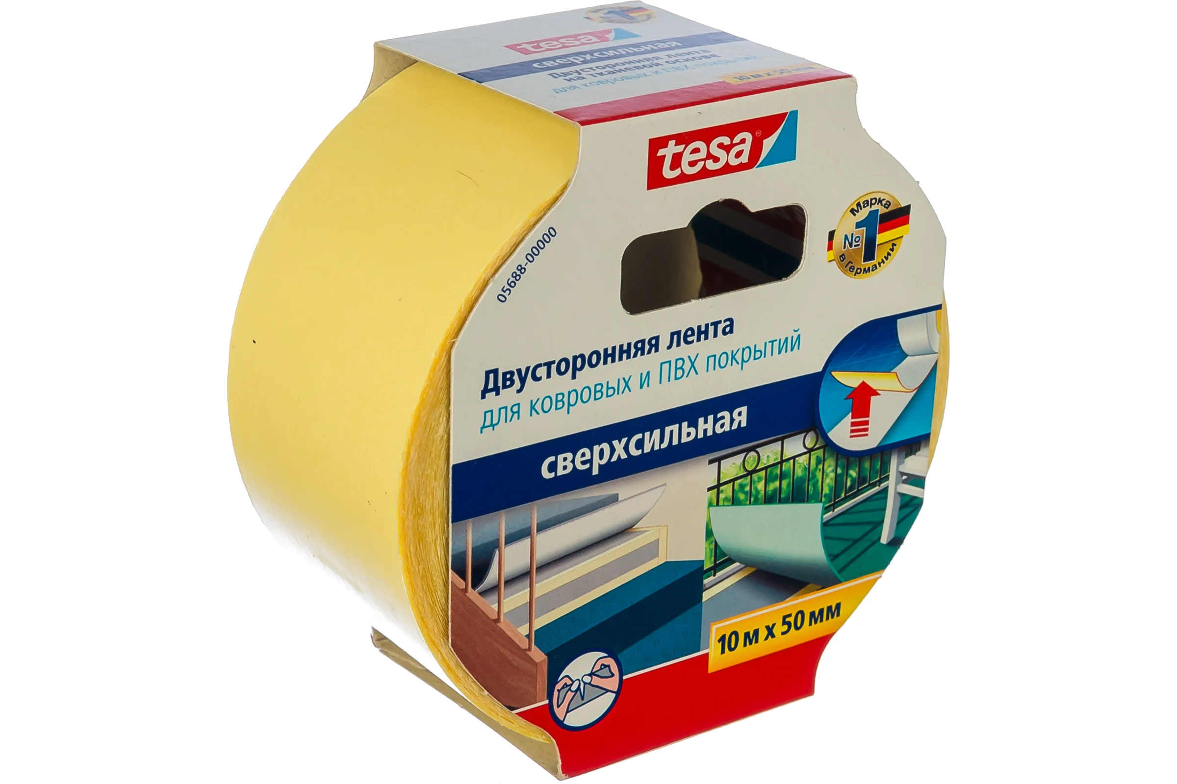 Сверхсильная двусторонняя тканевая лента TESA 05688-00000-00