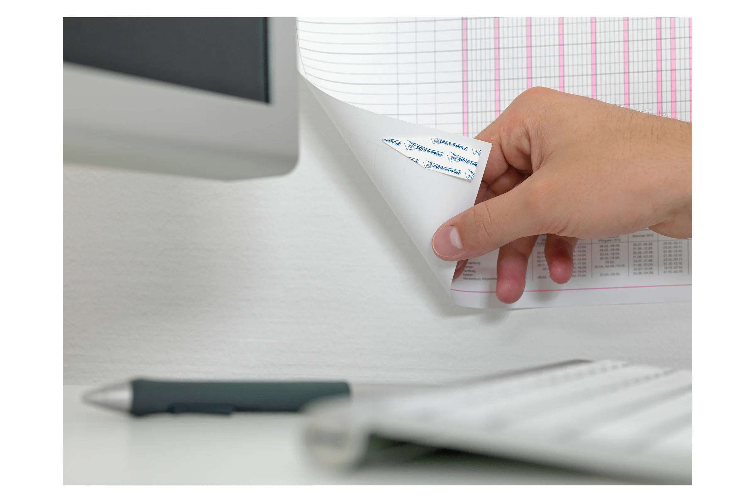 Самоклеющиеся полоски для крепления плакатов TESA Powerstrips 58003-00129-01