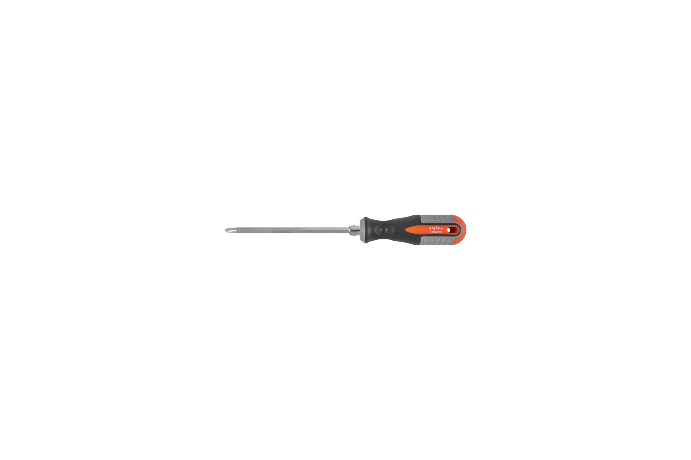 Двусторонняя стержневая отвертка РН2,SL6x150мм Ombra ROUND GRIP 756215 55777