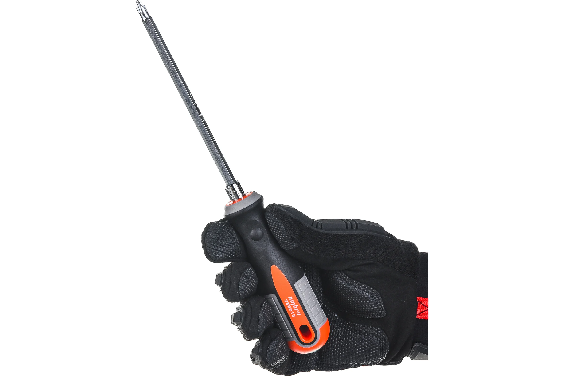 Двусторонняя стержневая отвертка РН2,SL6x150мм Ombra ROUND GRIP 756215 55777