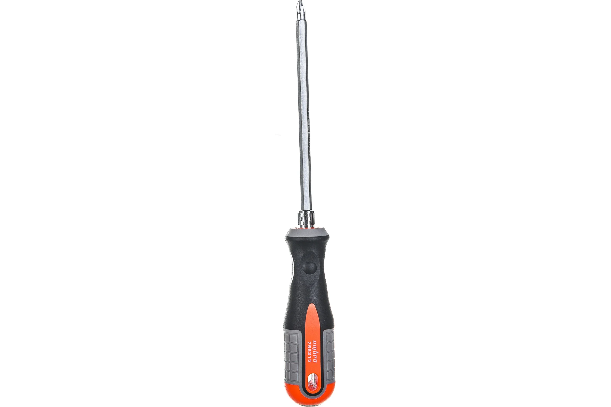 Двусторонняя стержневая отвертка РН2,SL6x150мм Ombra ROUND GRIP 756215 55777