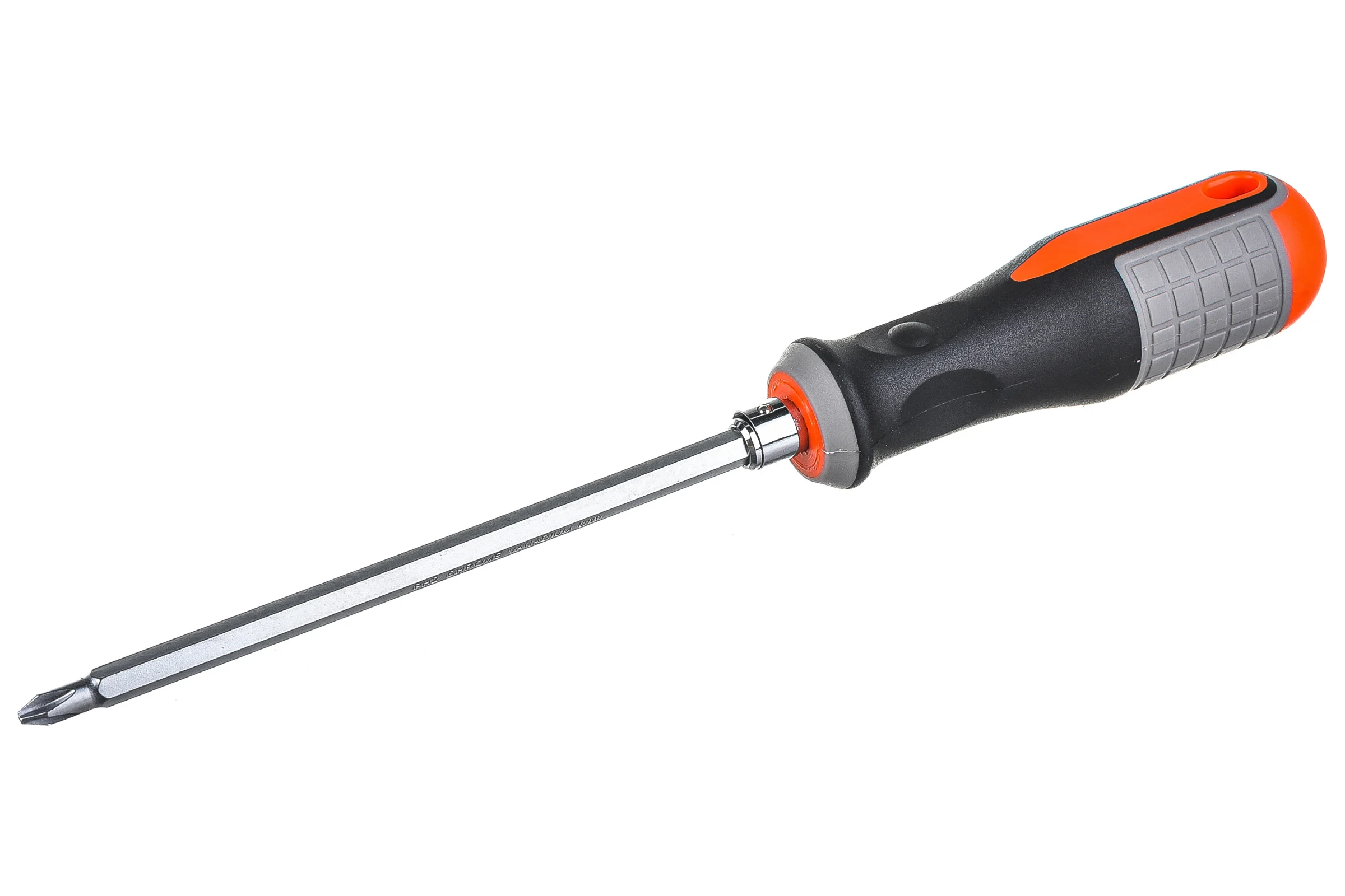 Двусторонняя стержневая отвертка РН2,SL6x150мм Ombra ROUND GRIP 756215 55777