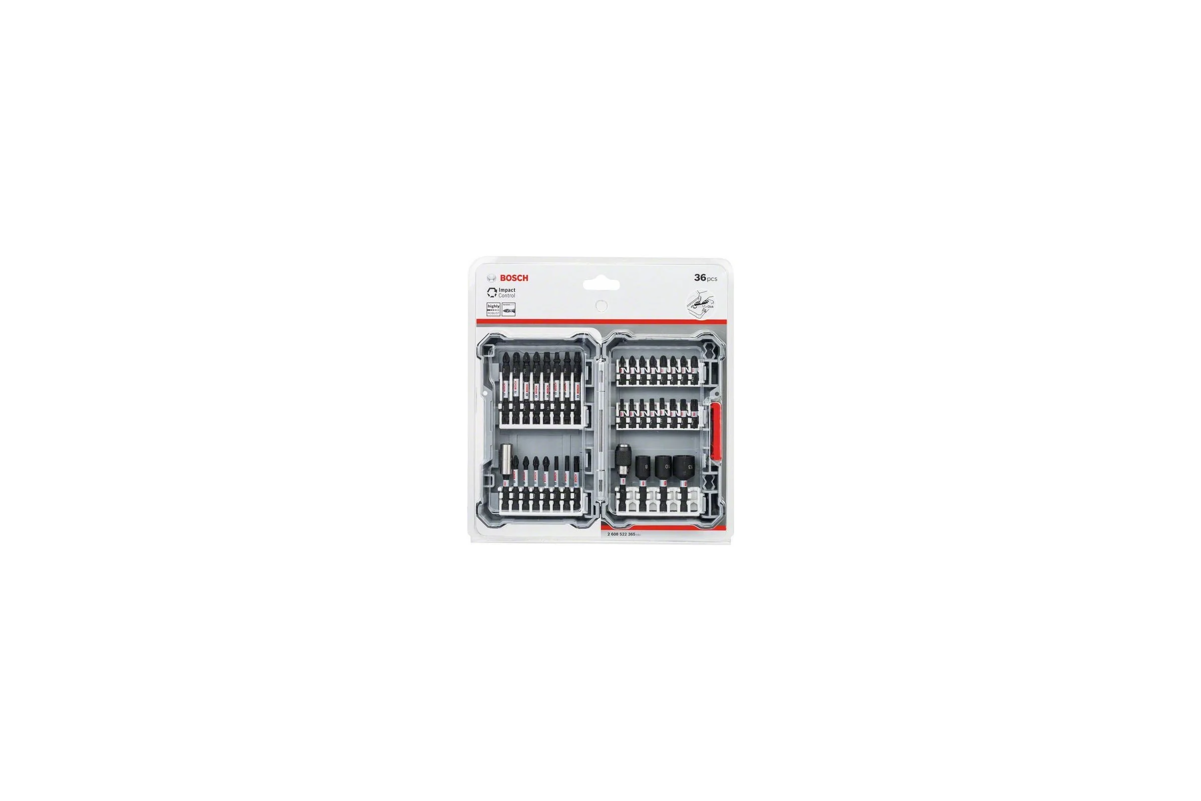 Набор профессиональной оснастки Bosch Impact Control 2608522365