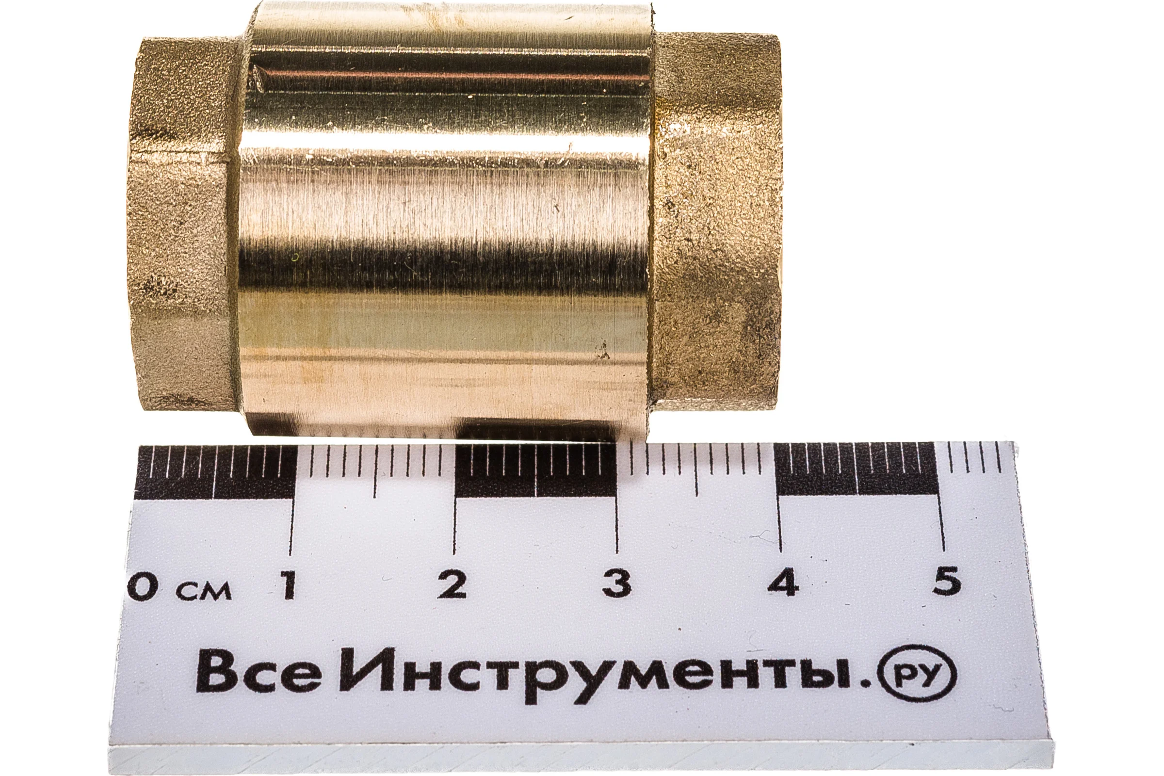 Обратный клапан MasterProf 1/2" латунный сердечник. ИС.080371