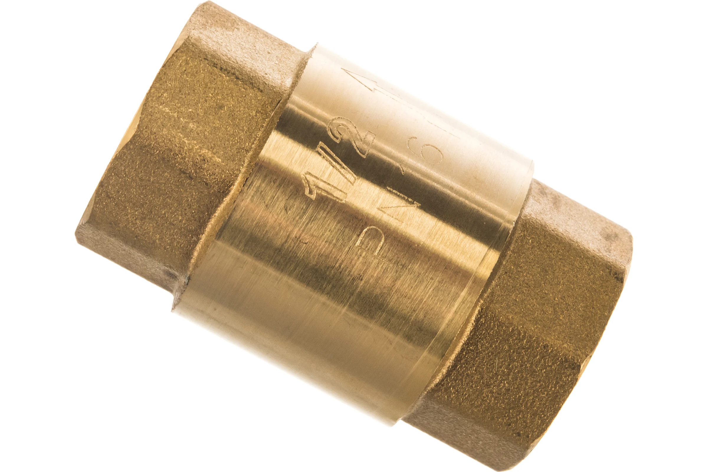 Обратный клапан MasterProf 1/2" латунный сердечник. ИС.080371