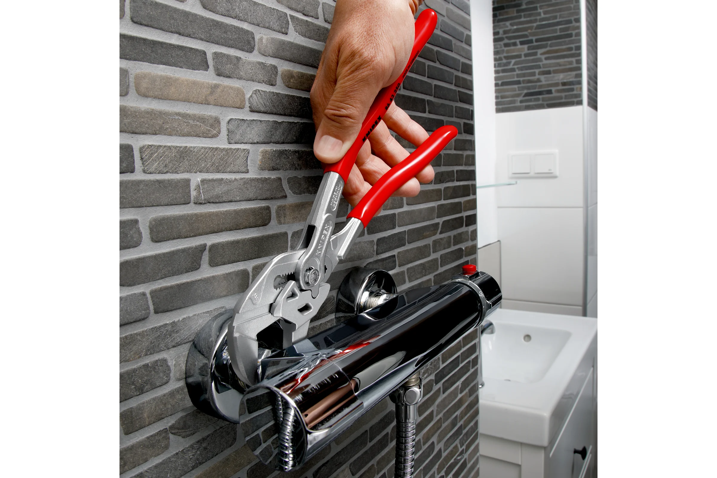 Клещи переставные - гаечный ключ 250мм KNIPEX KN-8643250