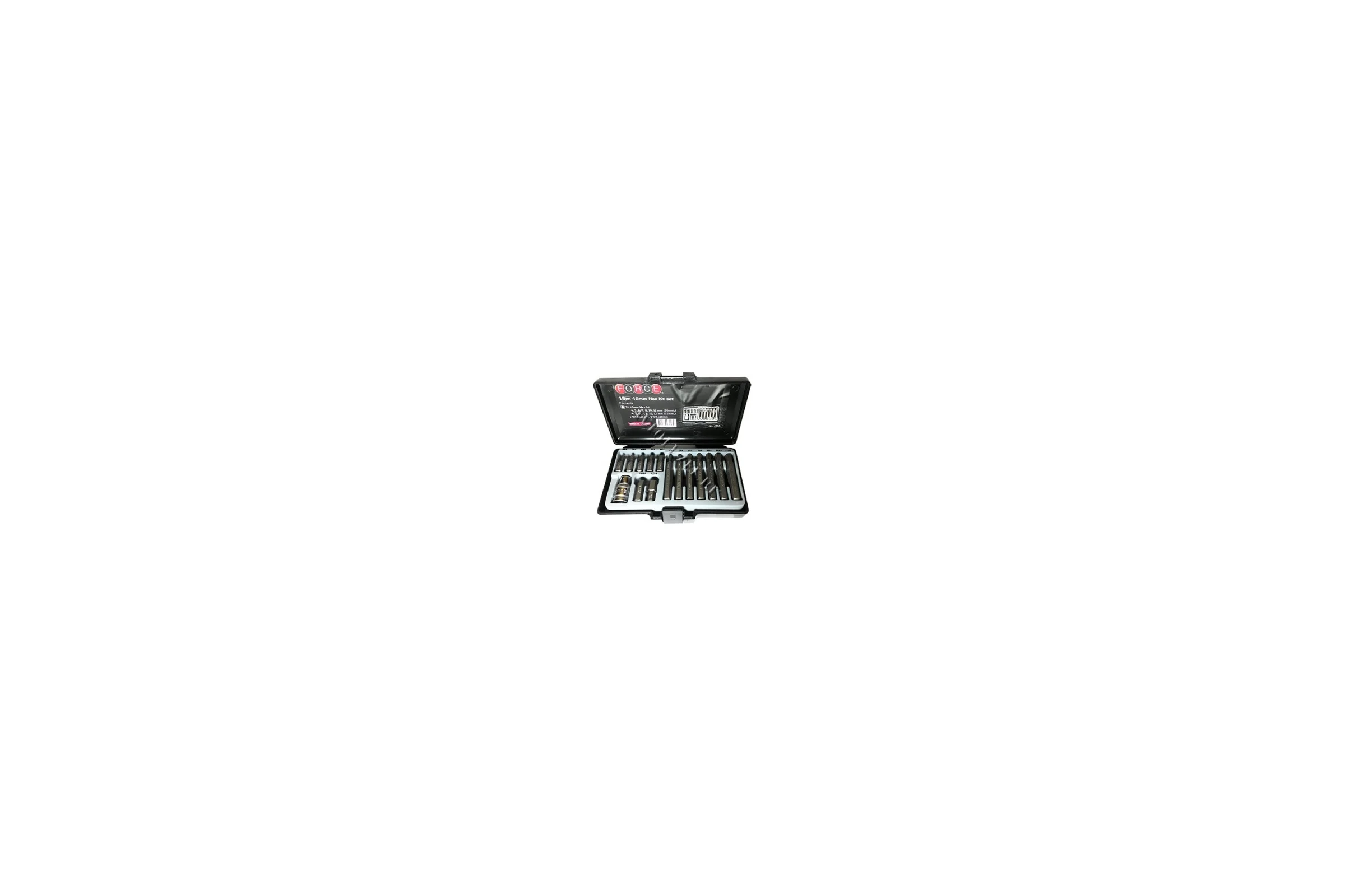 Набор шестигранных бит FORCE 4155 1/2