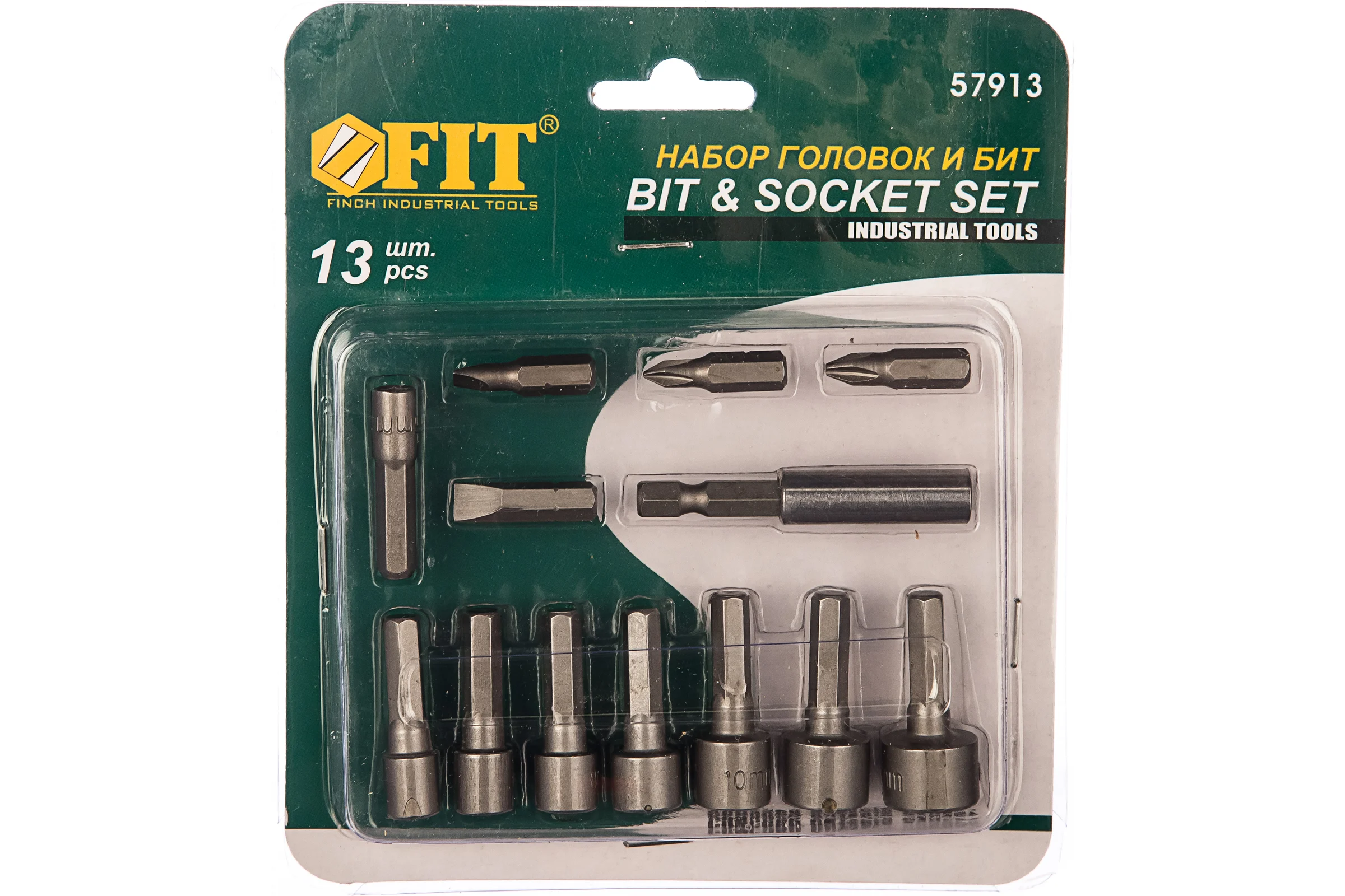 Набор бит и головок FIT IT 57913