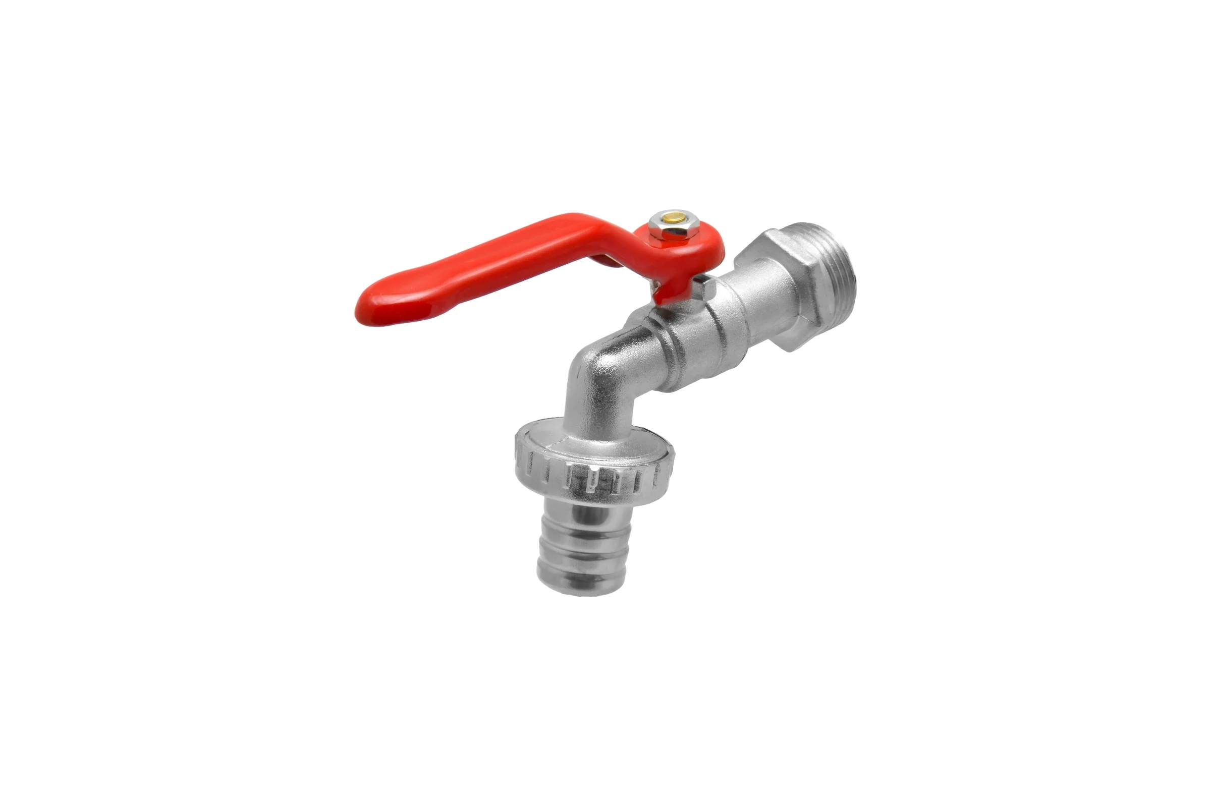 Кран шаровой водоразборный MasterProf 3/4" со штуцером 20мм ручка ИС.080034