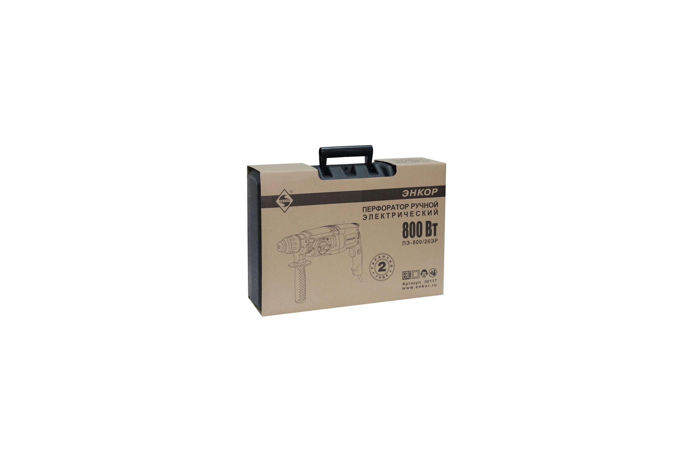 Перфоратор Энкор SDS+ ПЭ-800/26ЭР 50117