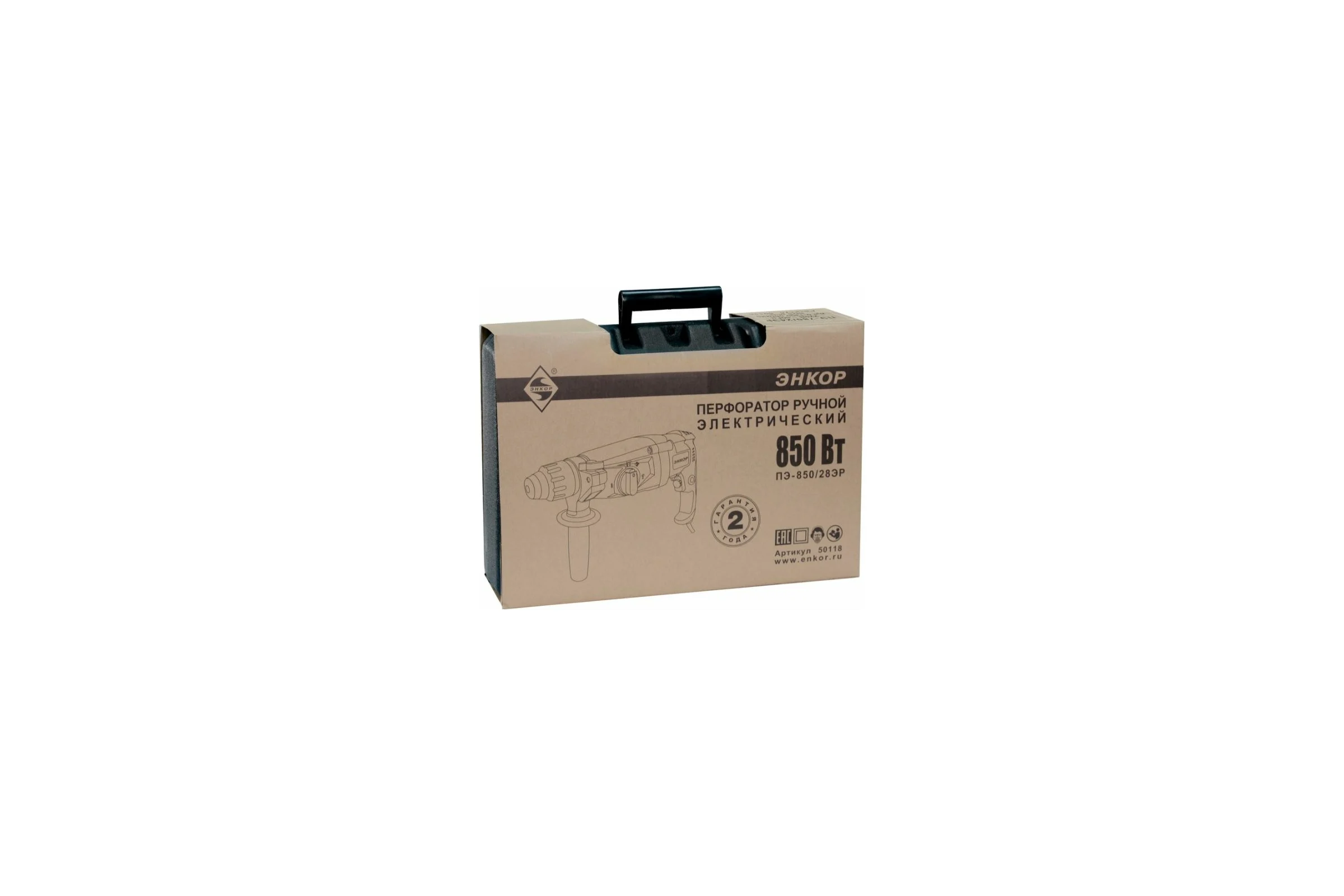 Перфоратор Энкор SDS+ ПЭ-850/28ЭР 50118