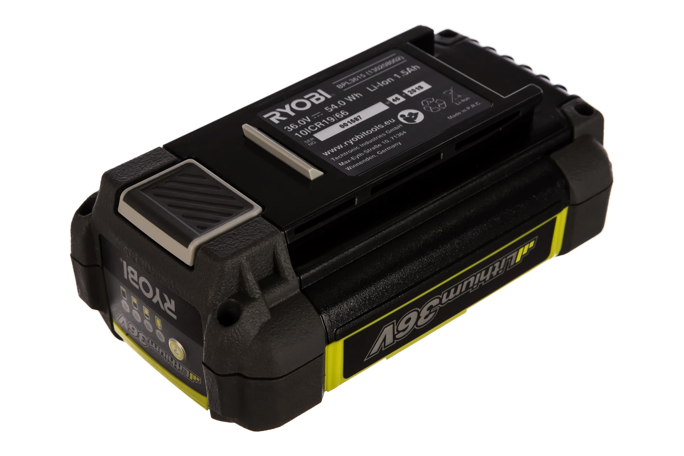Аккумуляторная батарея (36 В; 1.5 A*ч; Li-Ion) Ryobi BPL3615 5133001875