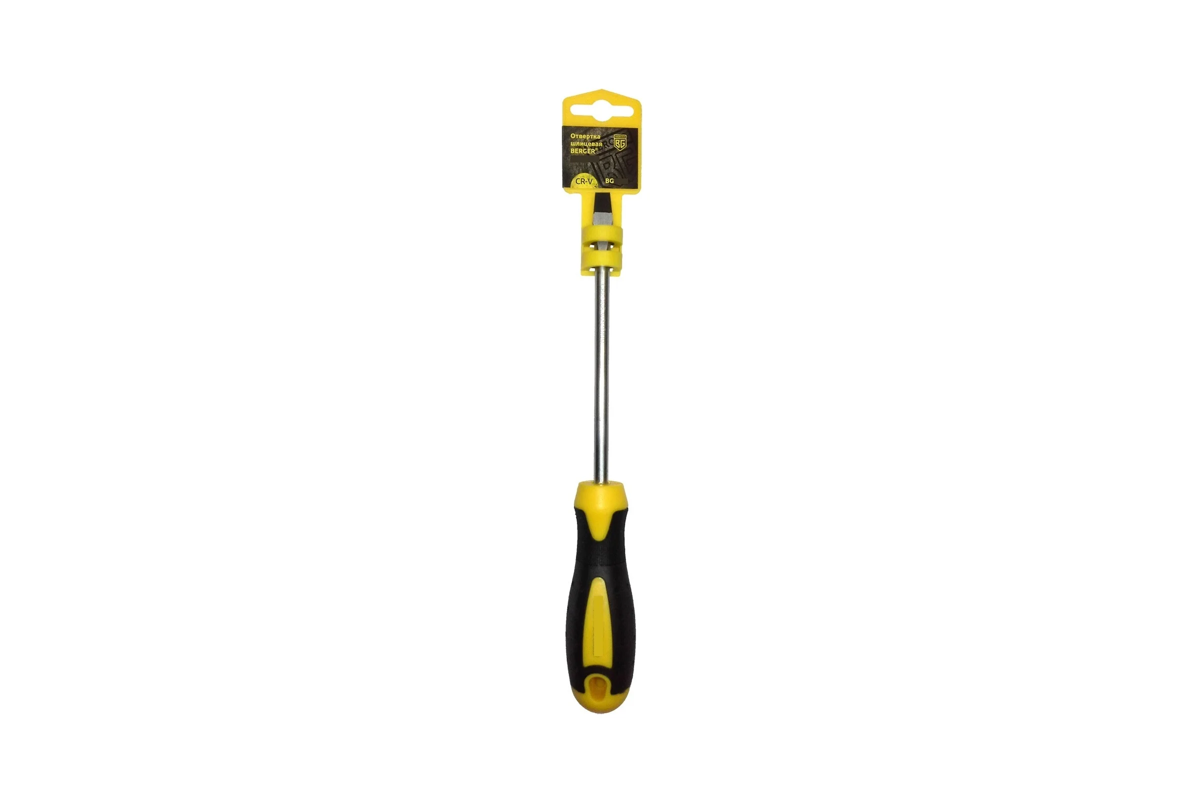 Шлицевая отвертка SL3*75мм Berger BG BG1040