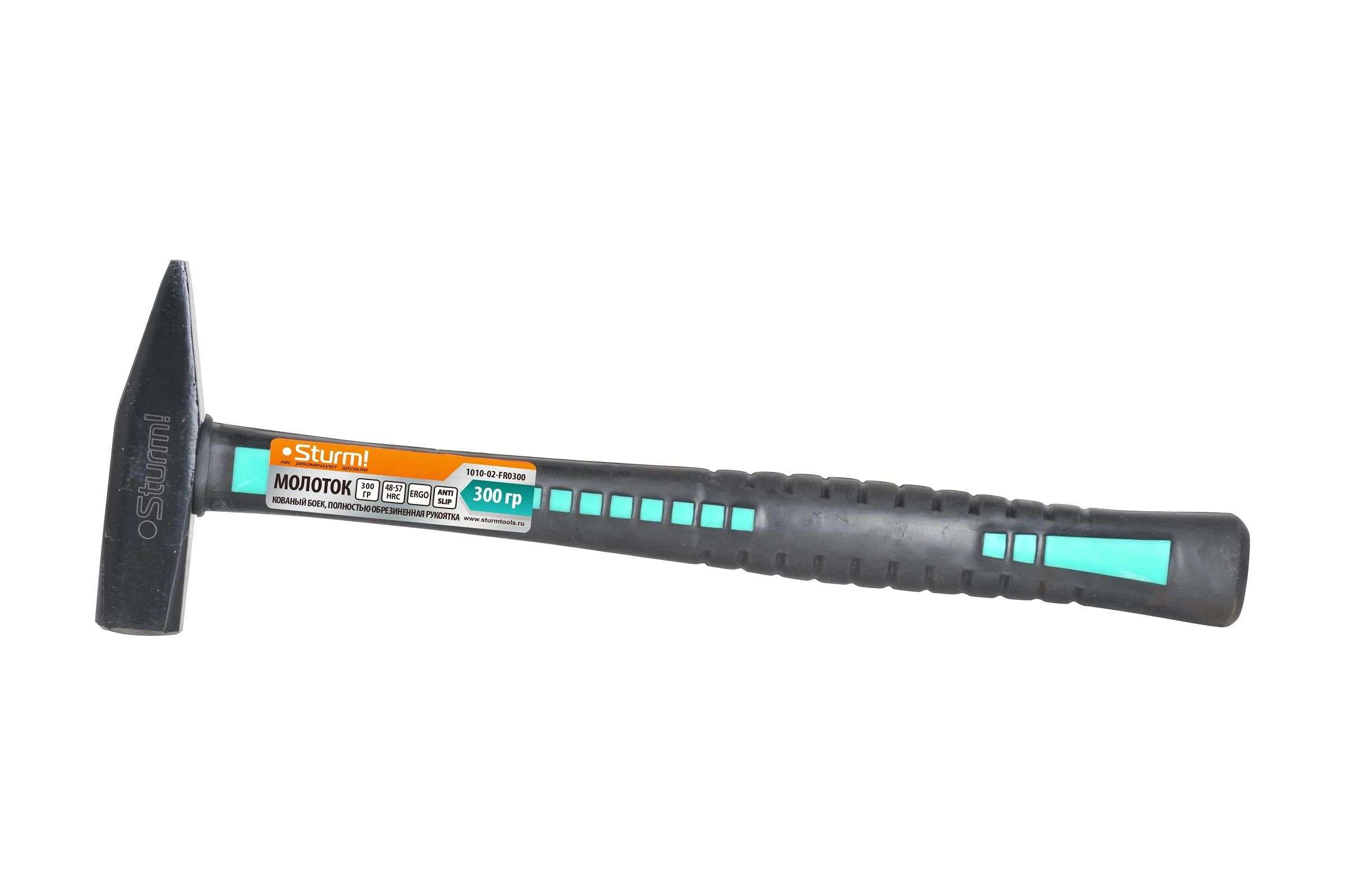 Молоток Sturm 300 г полностью обрезиненная рукоятка 1010-02-FR0300